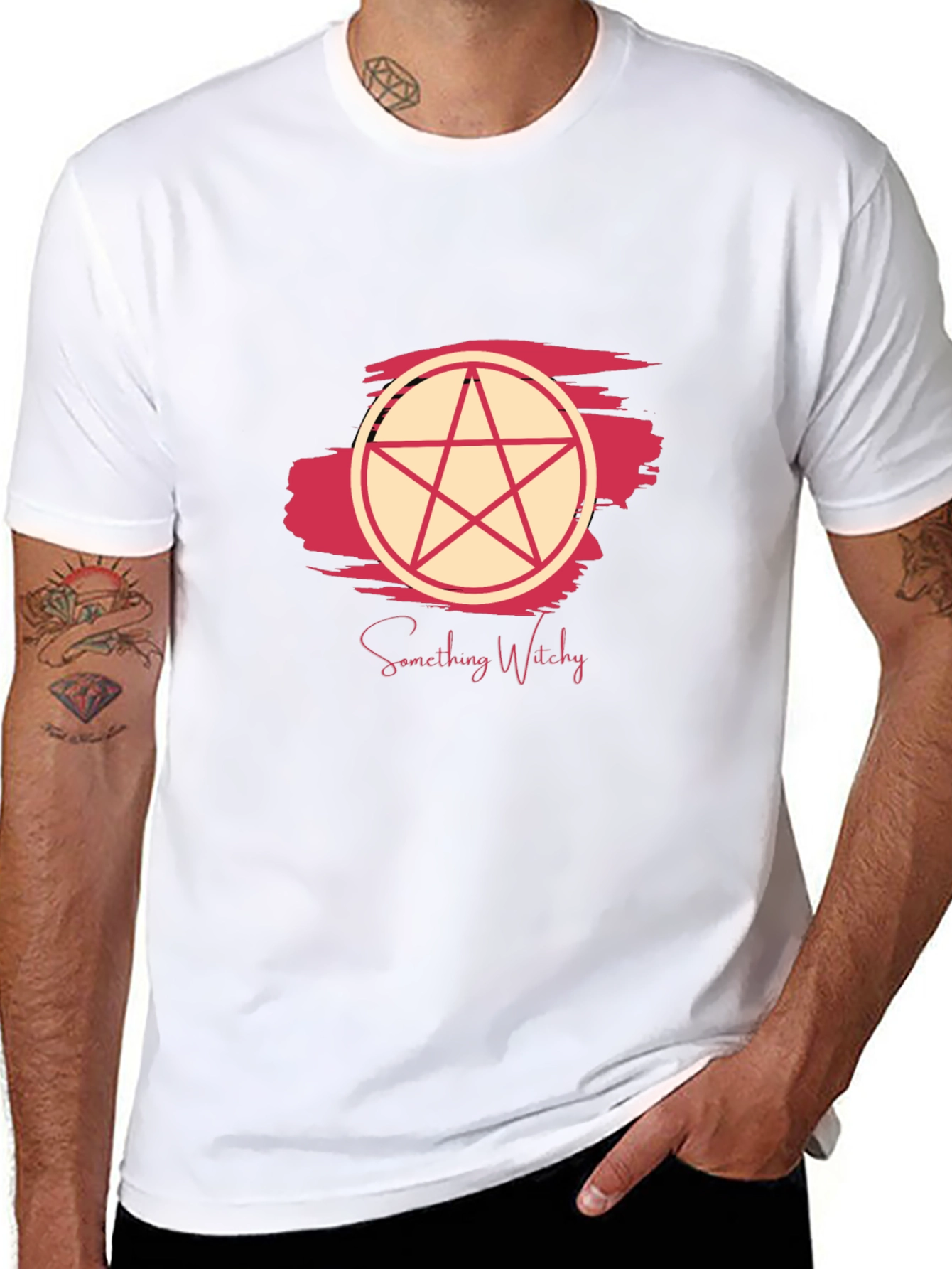 Something Witchy T-Shirt - Black Cotton Tee