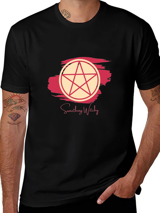 Something Witchy T-Shirt - Black Cotton Tee