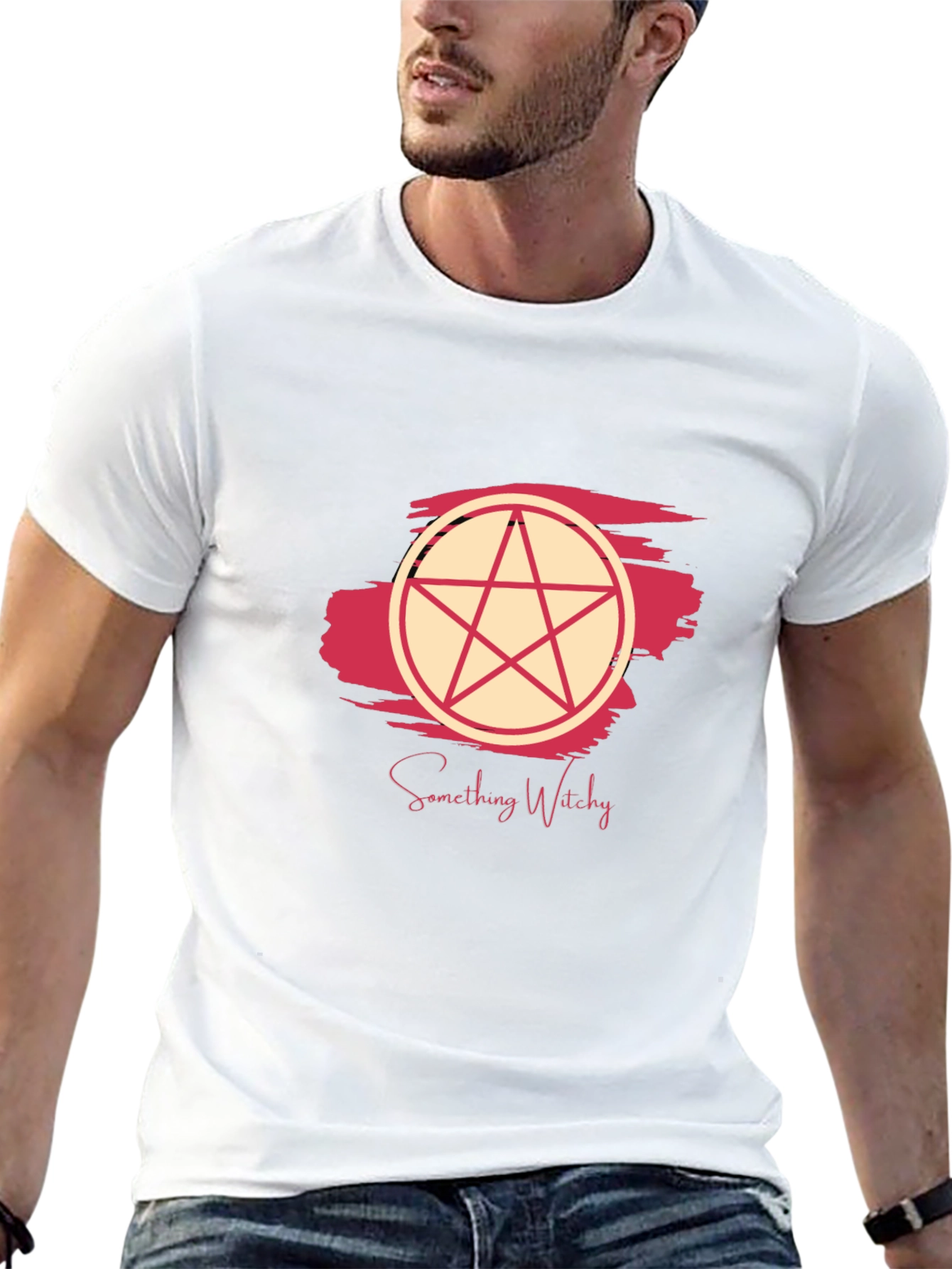 Something Witchy T-Shirt - Black Cotton Tee