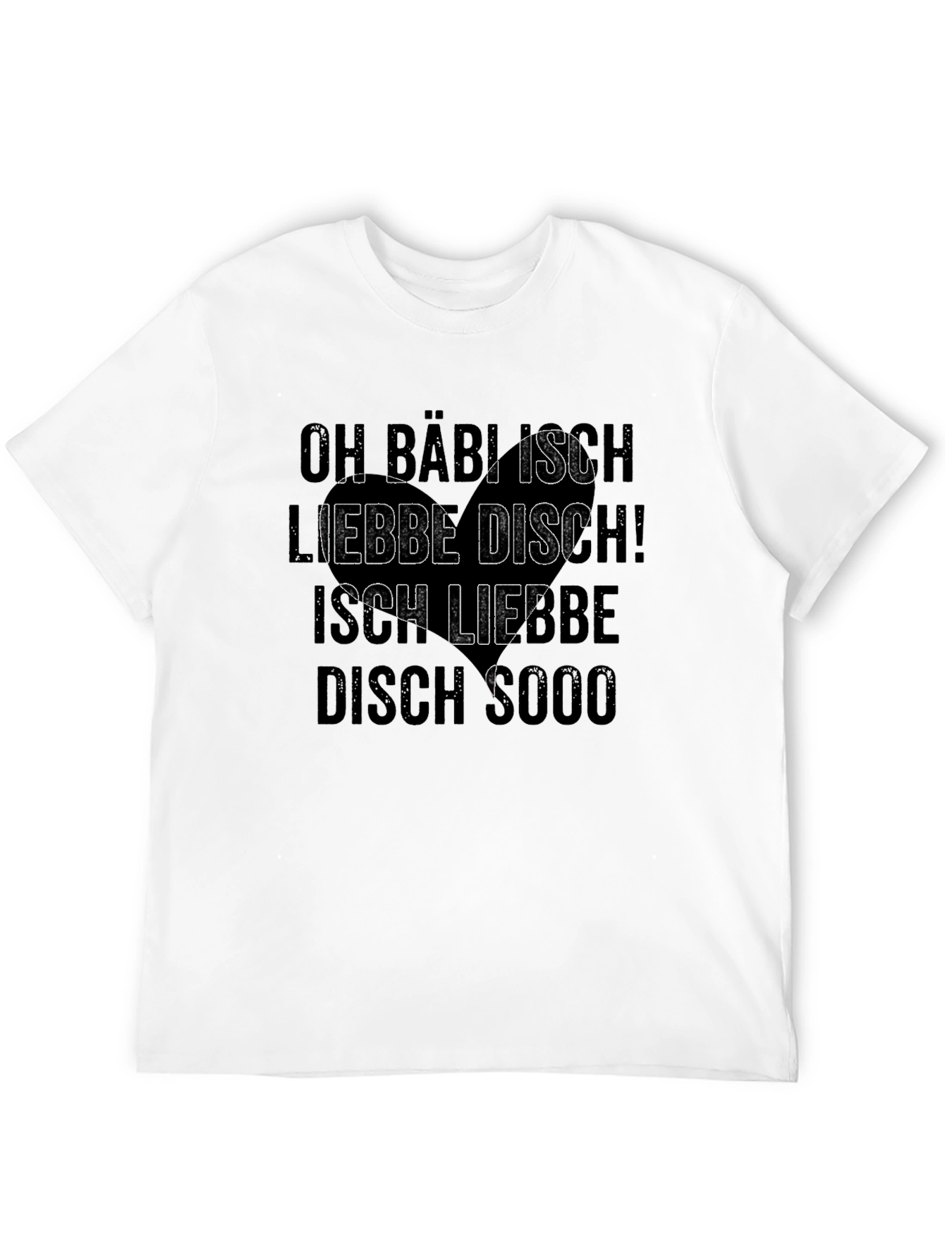 Funny German Love T-Shirt - Ich Liebe Disch