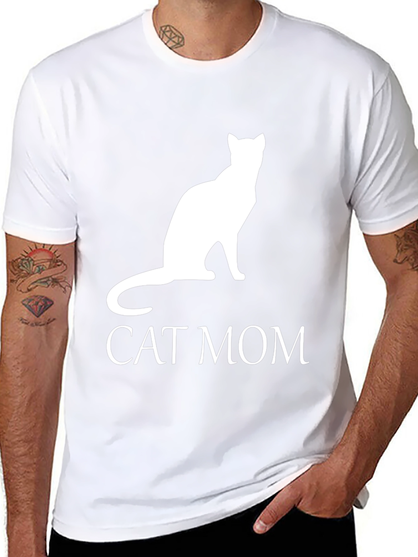 Cat Mom Graphic T-Shirt - Unisex Soft Tee