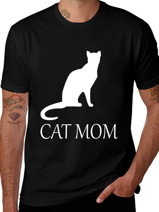 Cat Mom Graphic T-Shirt - Unisex Soft Tee