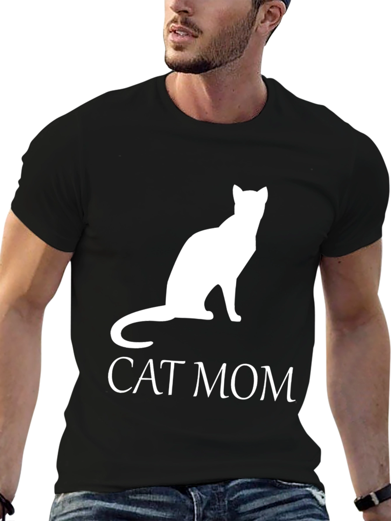 Cat Mom Graphic T-Shirt - Unisex Soft Tee