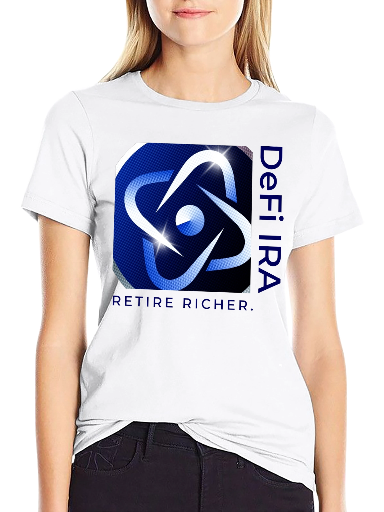 DeFi IRA Black T-Shirt - Retire Richer