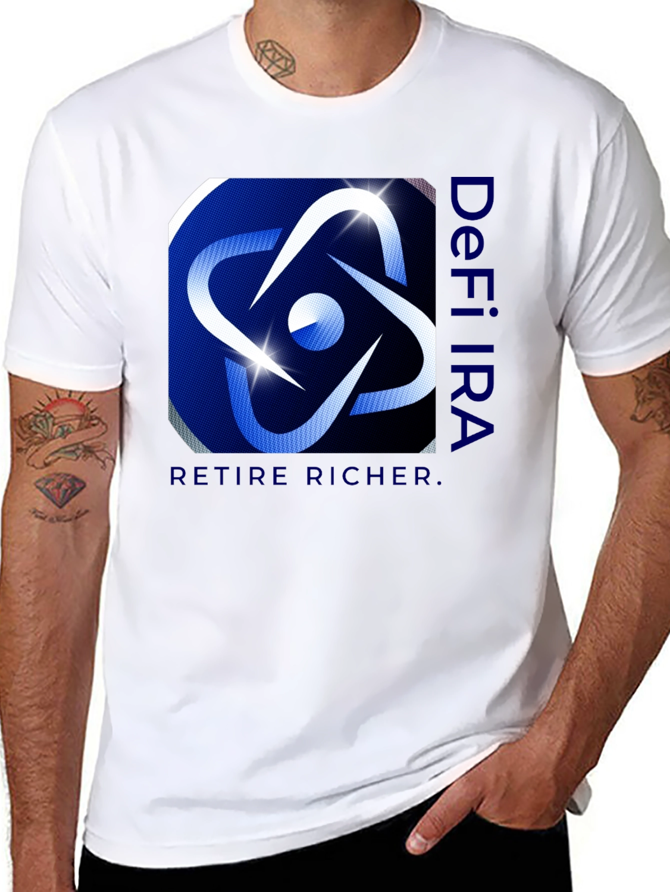 DeFi IRA Black T-Shirt - Retire Richer