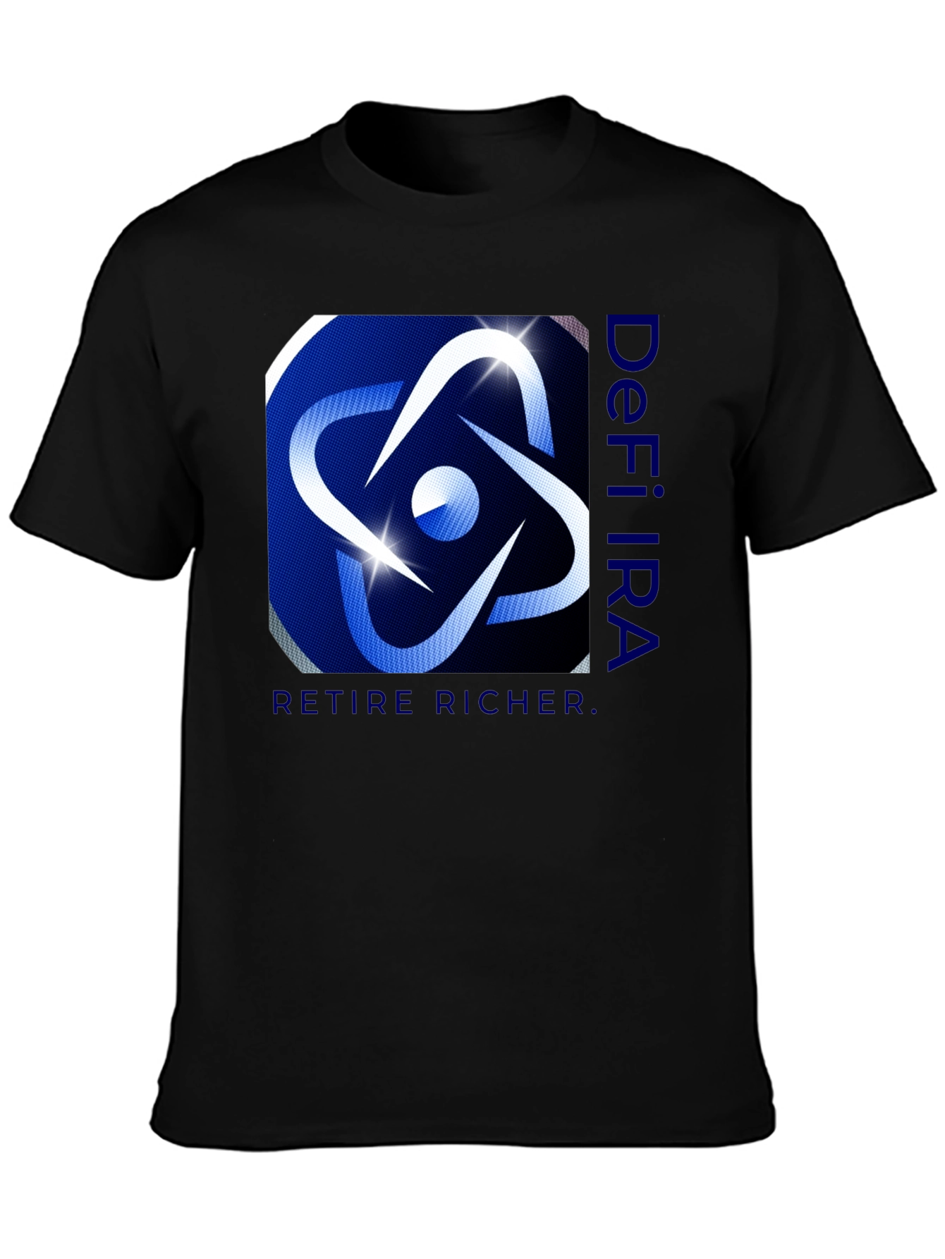 DeFi IRA Black T-Shirt - Retire Richer
