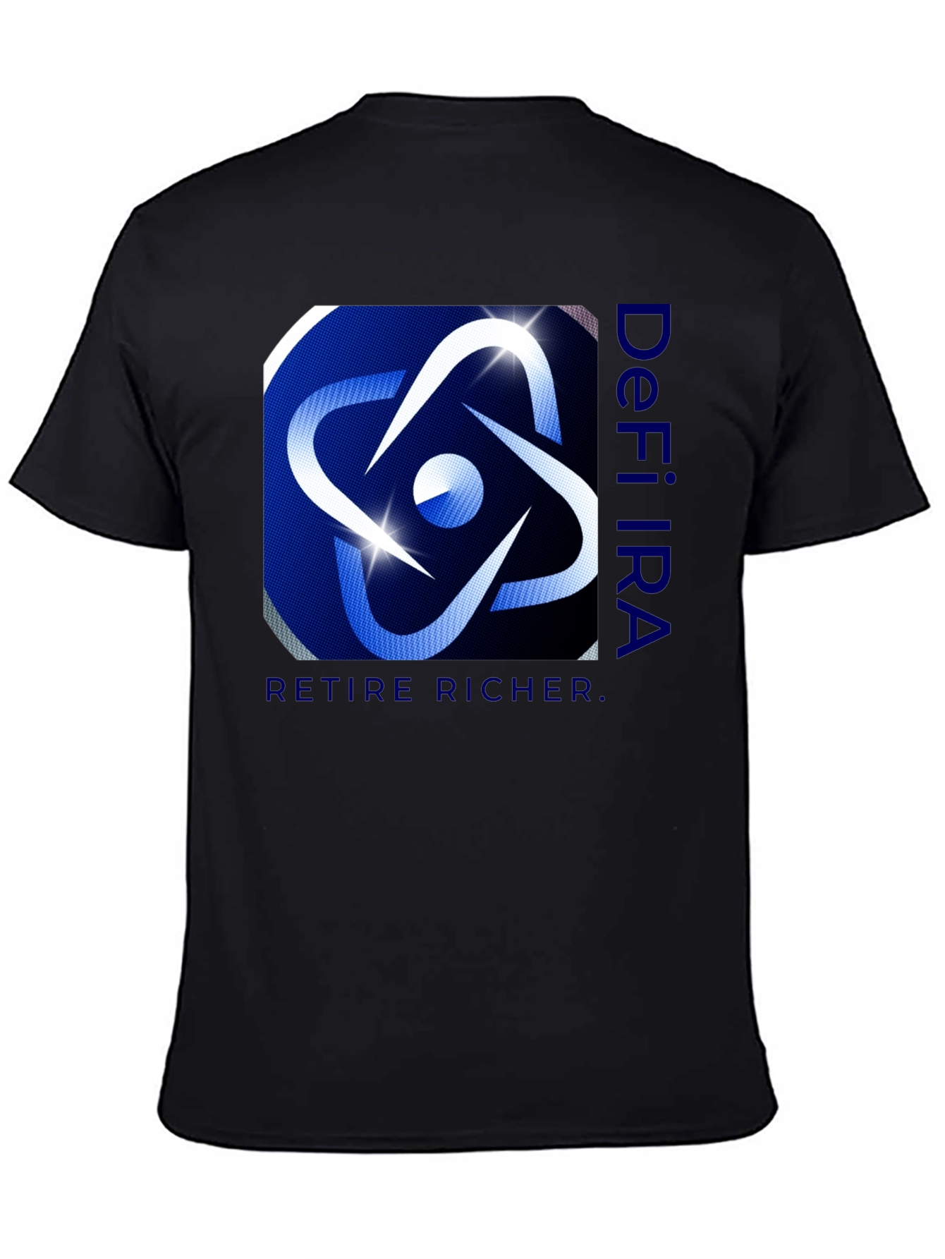 DeFi IRA Black T-Shirt - Retire Richer