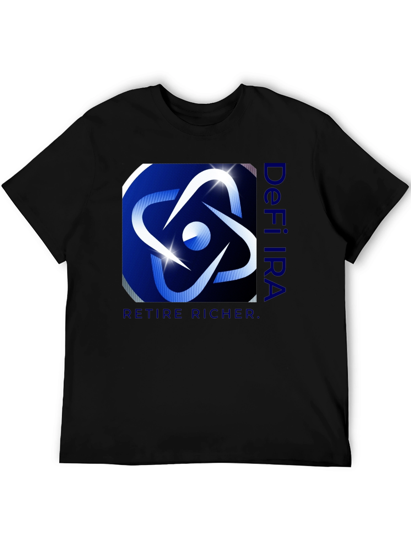 DeFi IRA Black T-Shirt - Retire Richer