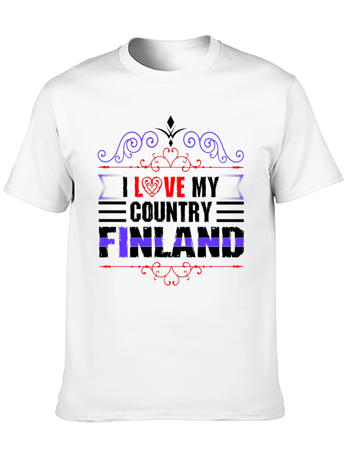 I Love My Country Finland T-Shirt