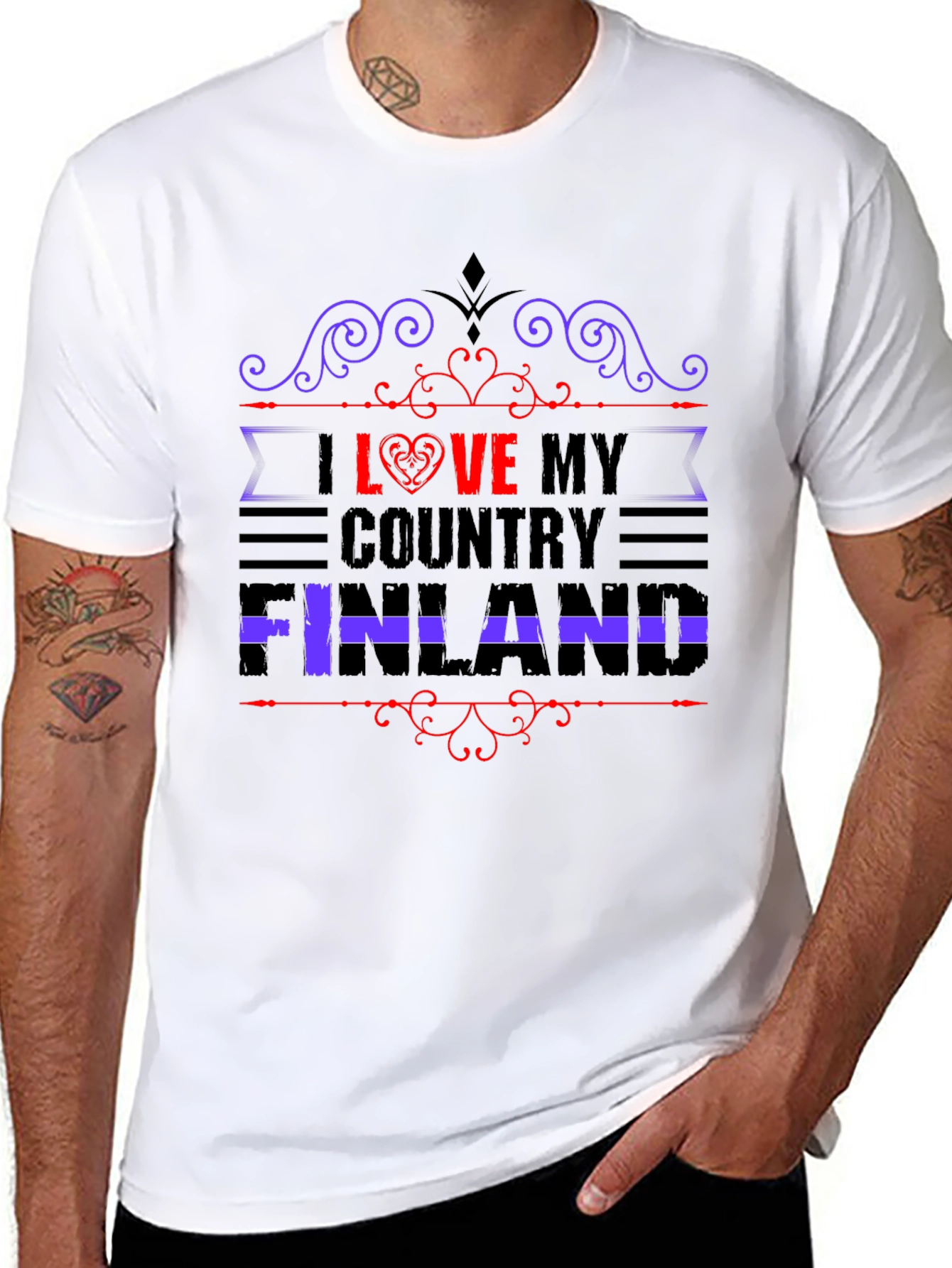 I Love My Country Finland T-Shirt
