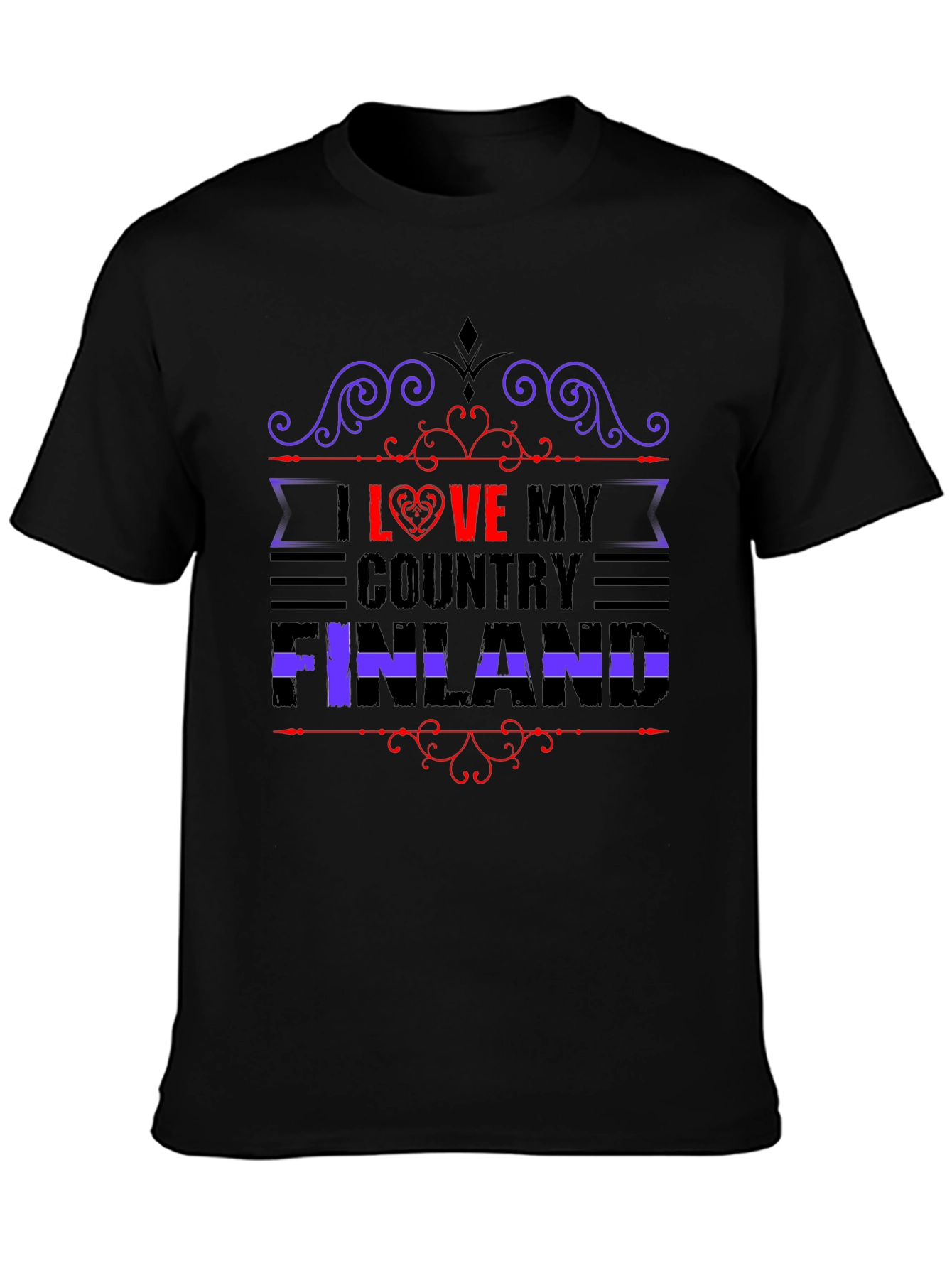 I Love My Country Finland T-Shirt