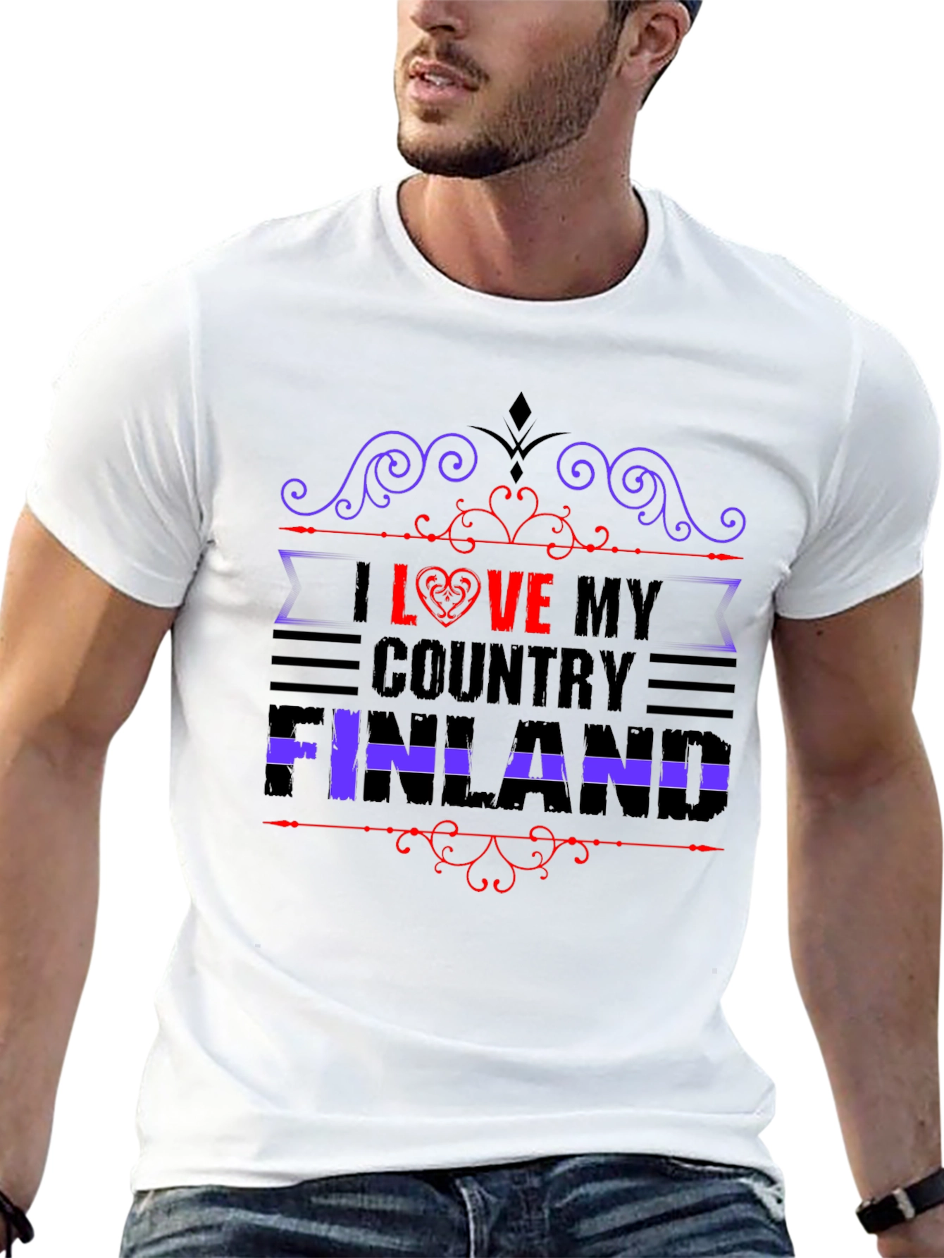 I Love My Country Finland T-Shirt
