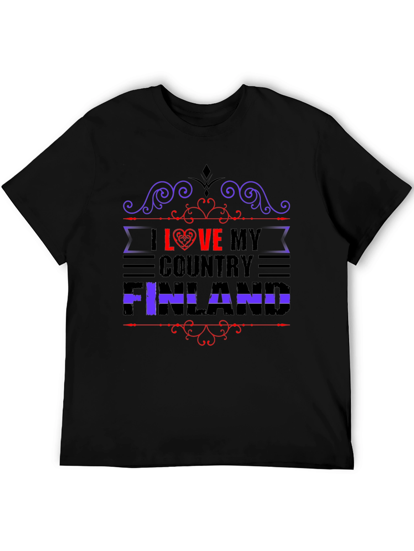 I Love My Country Finland T-Shirt