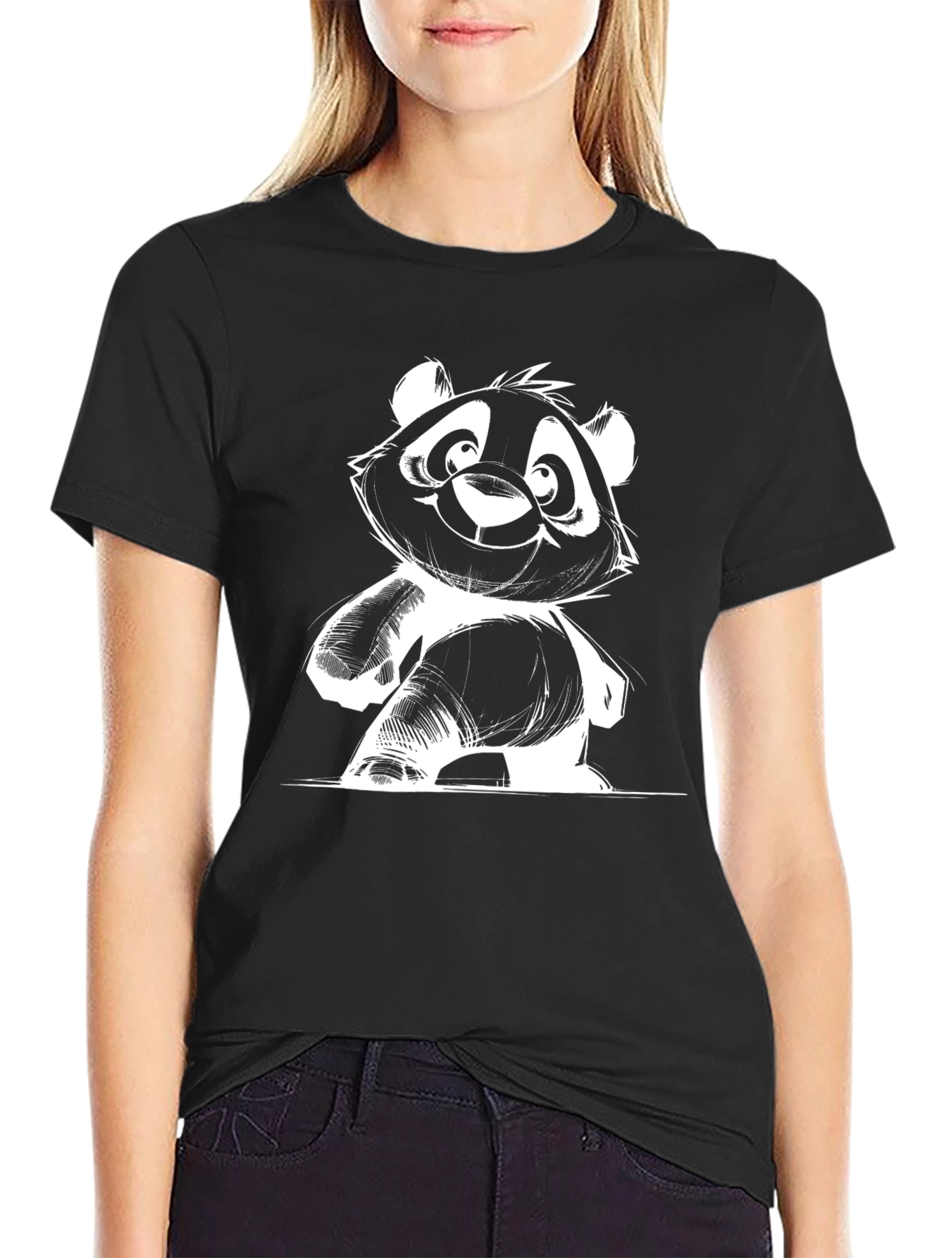 Panda Graphic Tee - Cool Bear Design