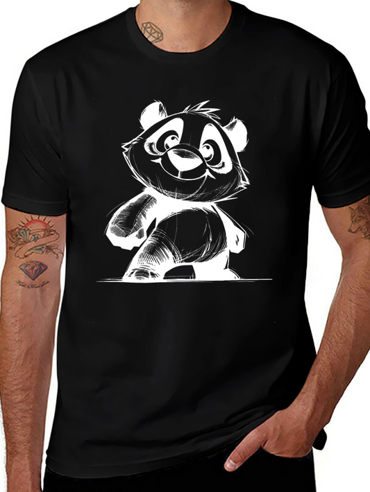 Panda Graphic Tee - Cool Bear Design