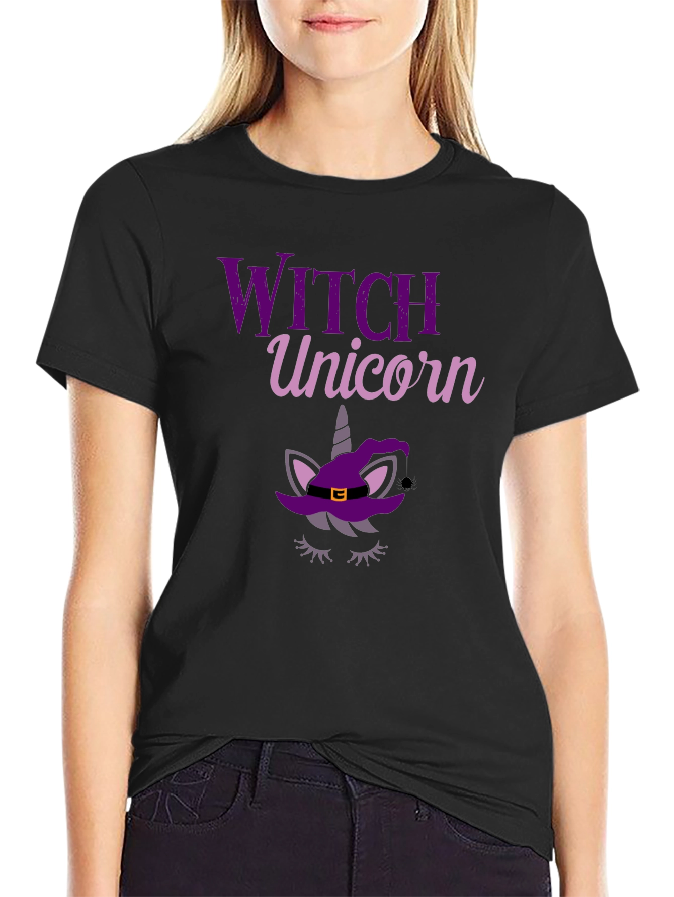 Witch Unicorn T-Shirt - Halloween Tee