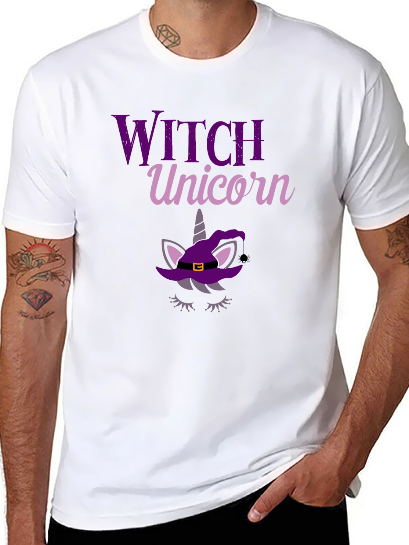 Witch Unicorn T-Shirt - Halloween Tee