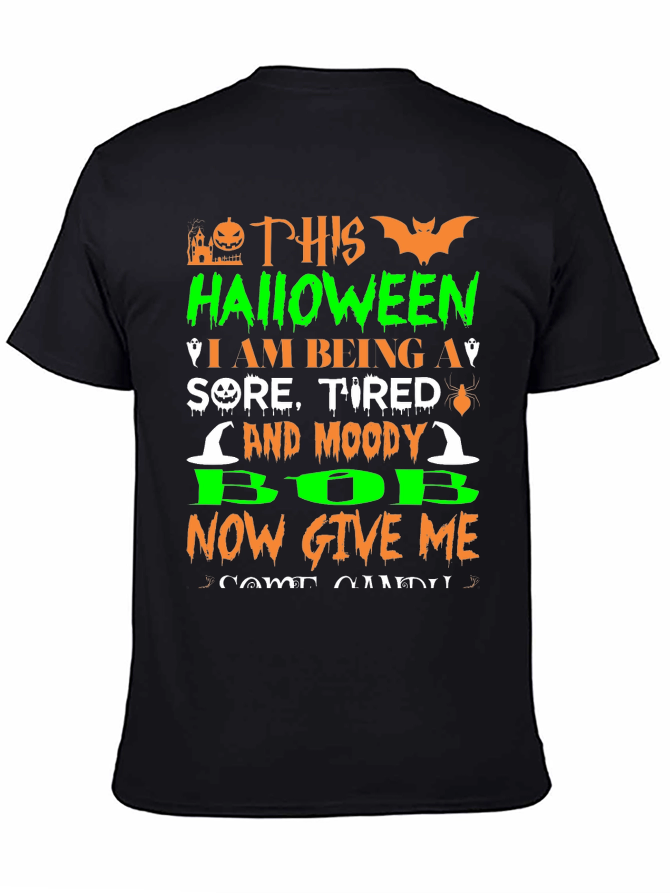 Halloween Sore Tired Moody Bob T-Shirt
