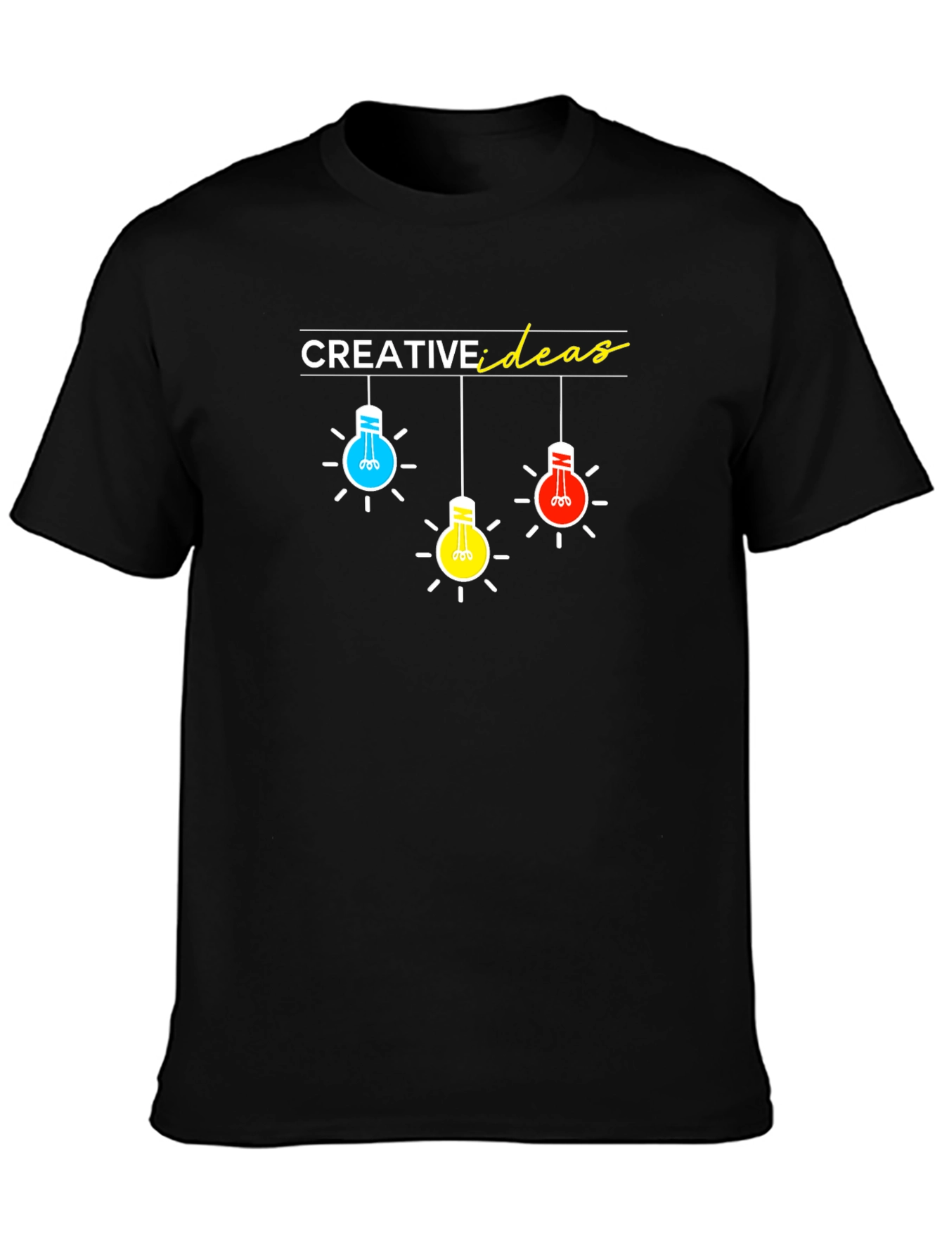 Creative Ideas Graphic Black T-Shirt