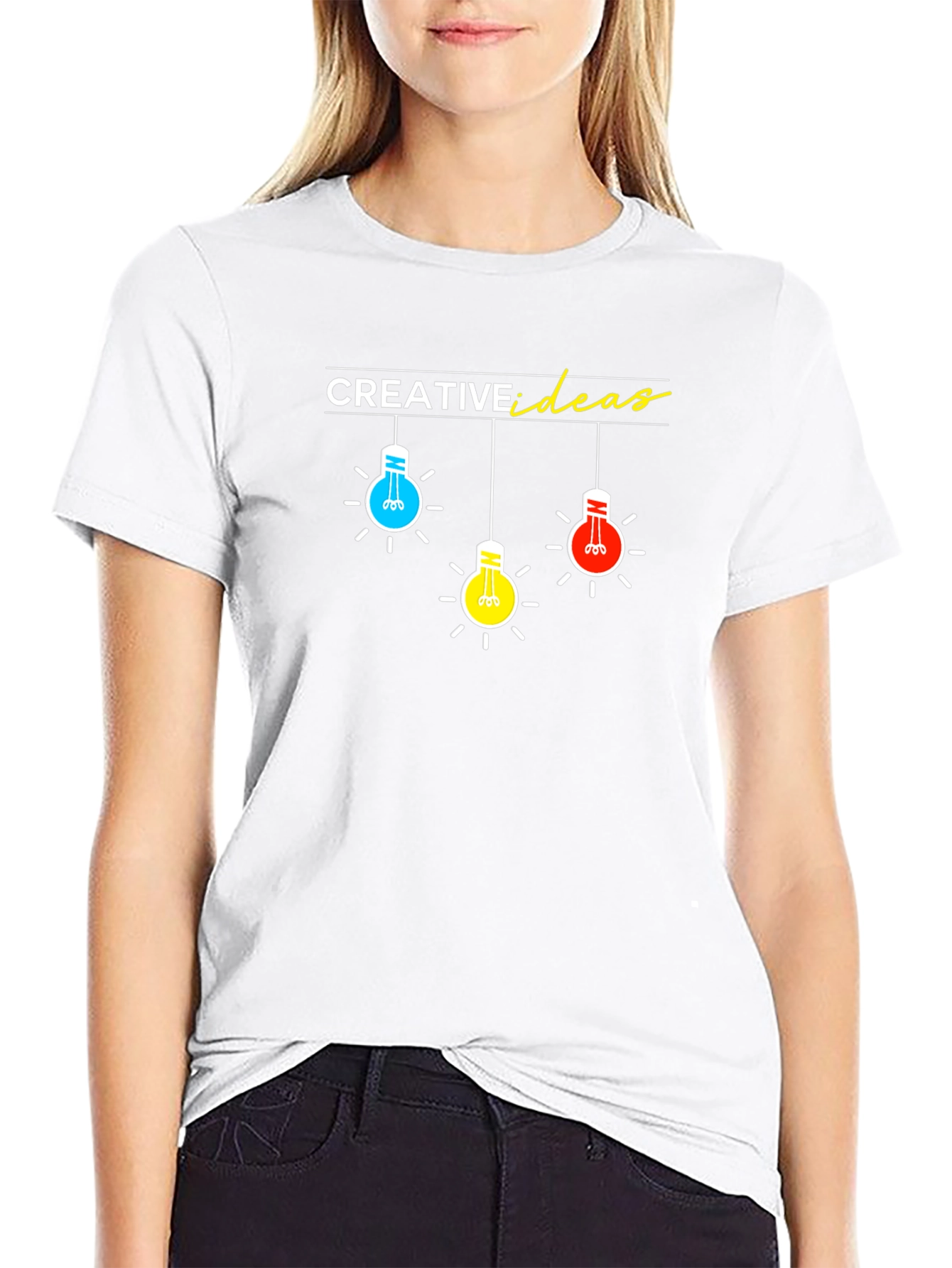Creative Ideas Graphic Black T-Shirt