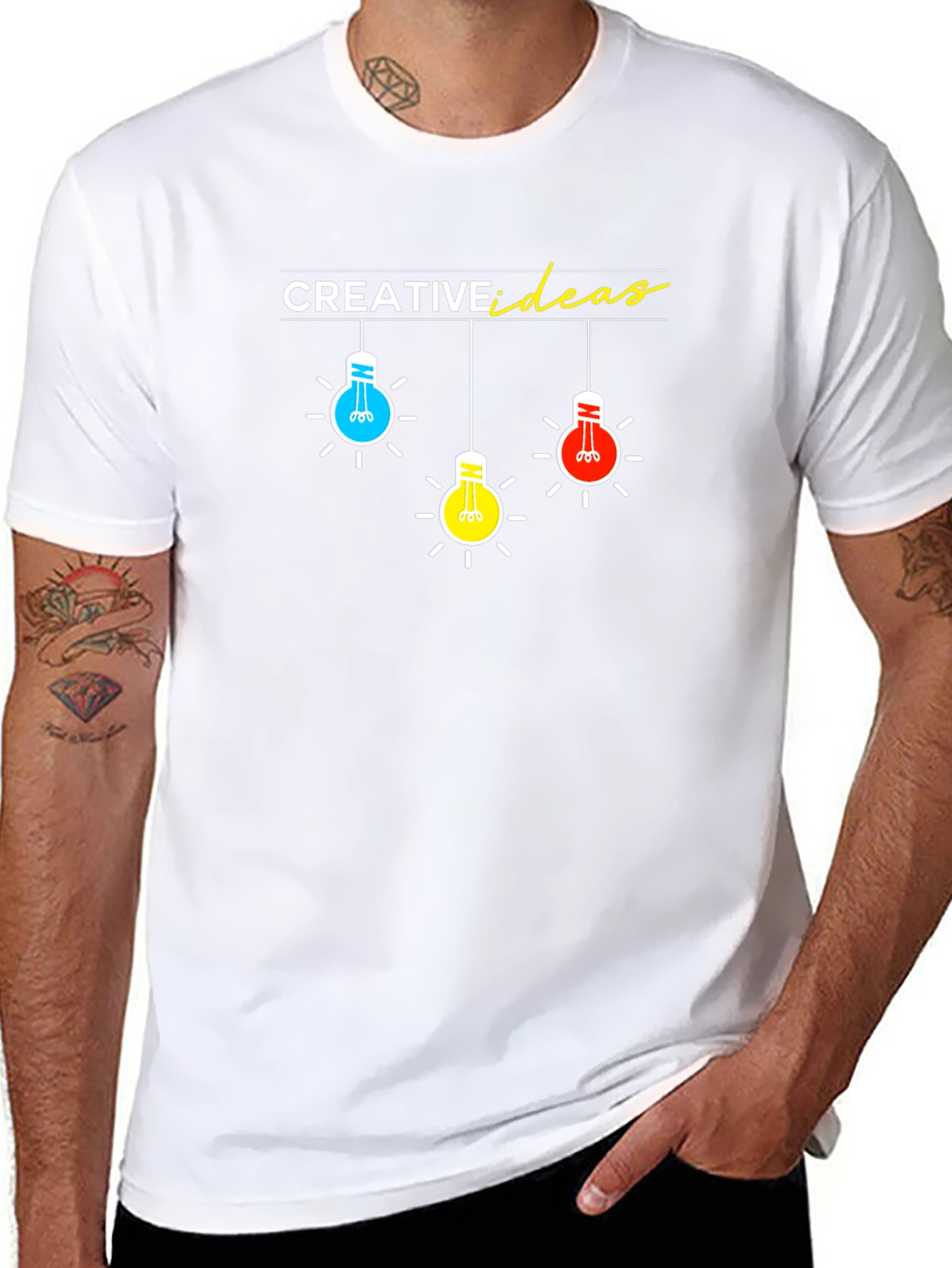 Creative Ideas Graphic Black T-Shirt