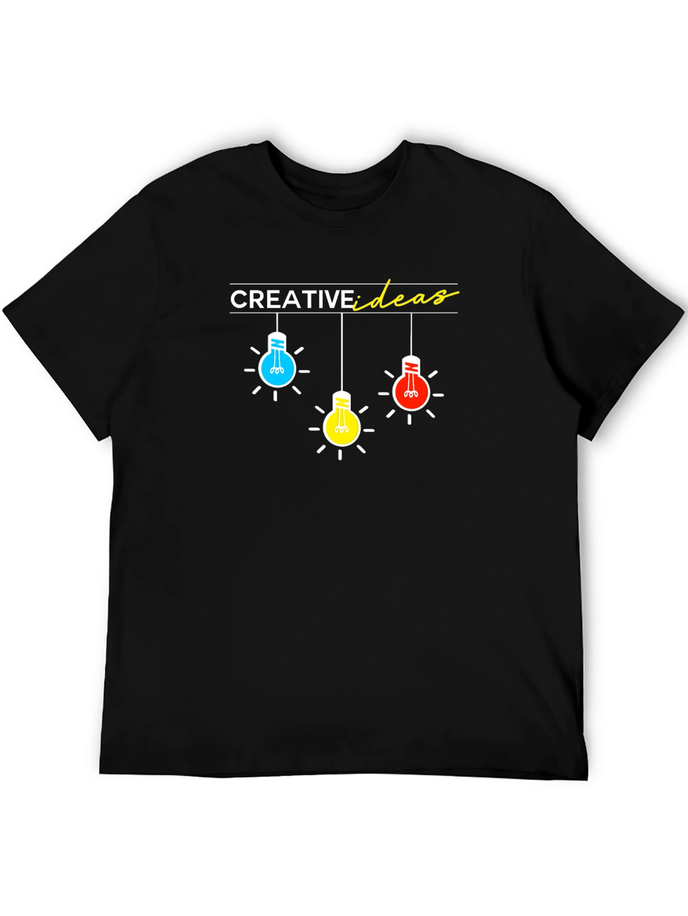 Creative Ideas Graphic Black T-Shirt
