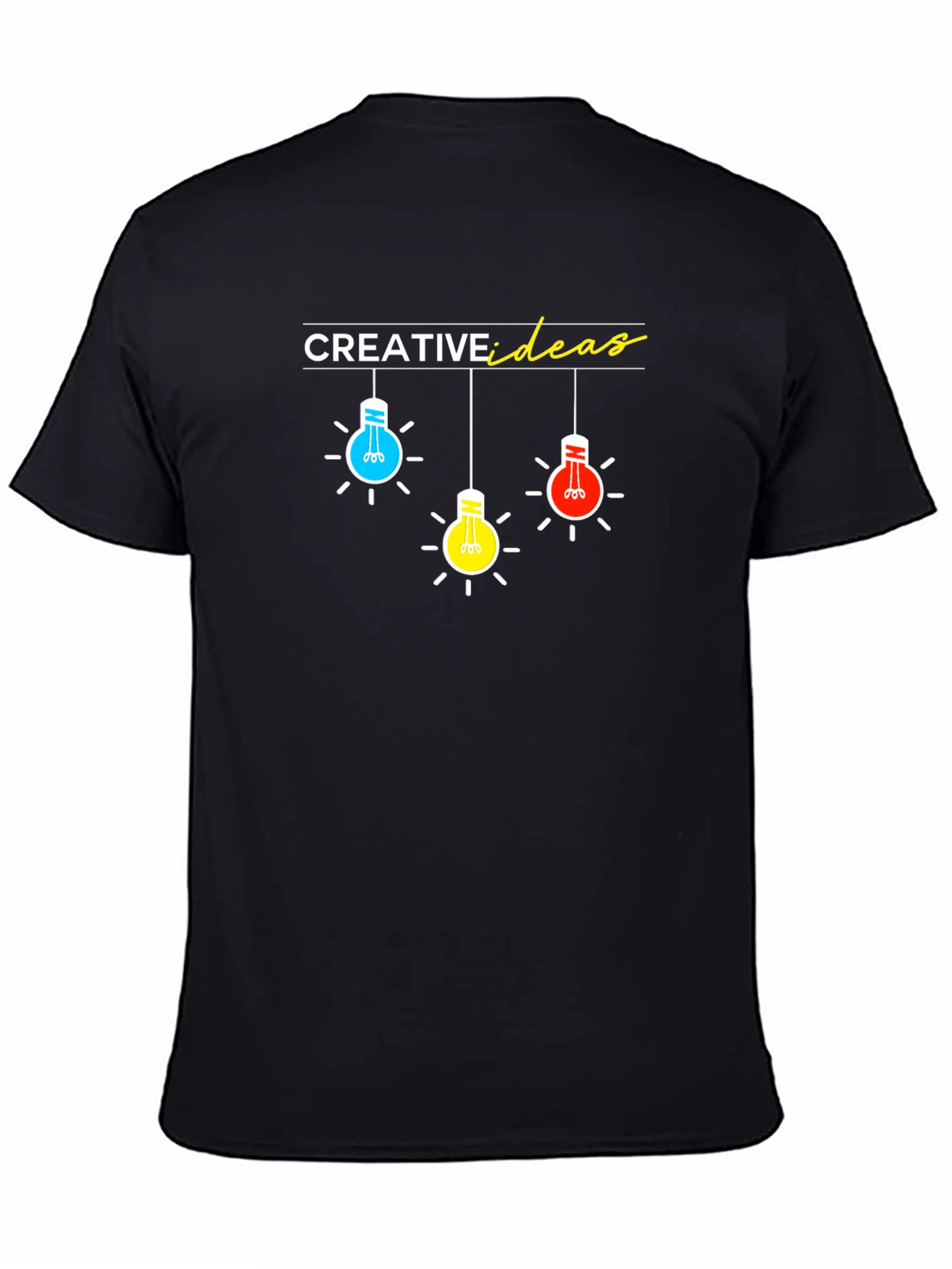 Creative Ideas Graphic Black T-Shirt