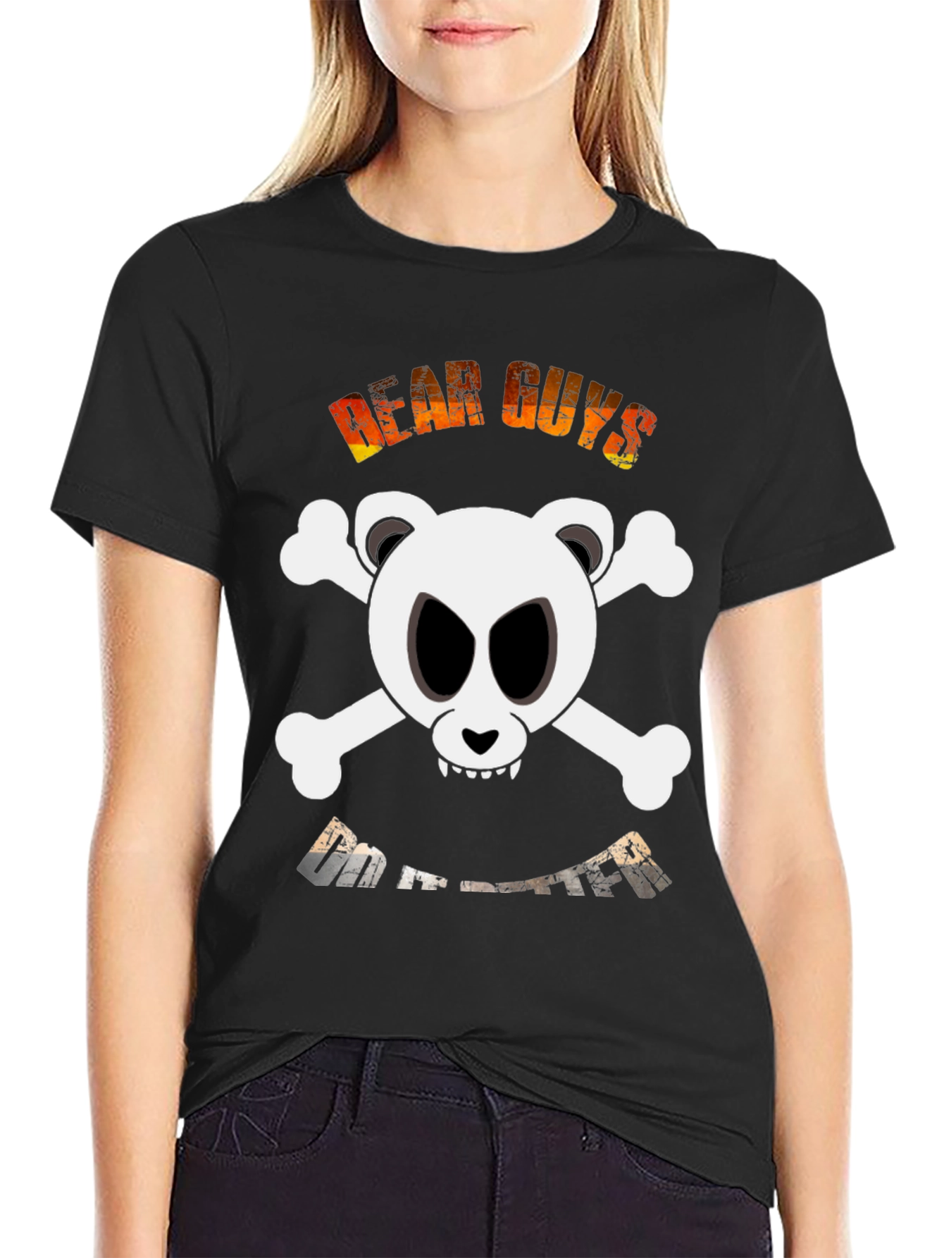 Dear Guys Do It Better Black T-Shirt