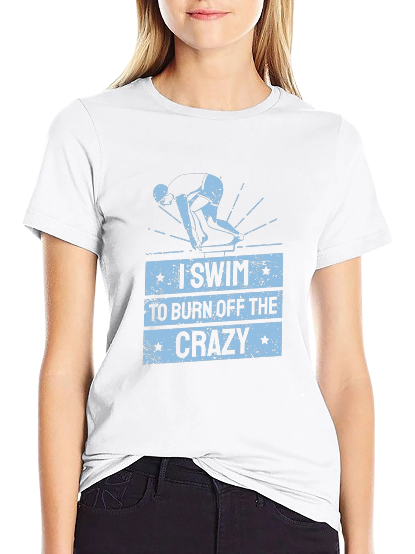 I Swim to Burn Off the Crazy T-Shirt