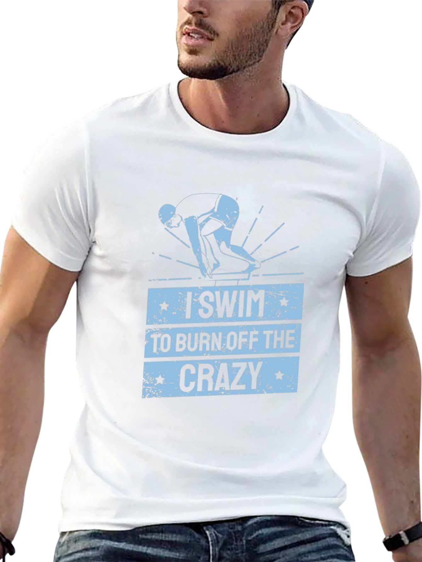 I Swim to Burn Off the Crazy T-Shirt
