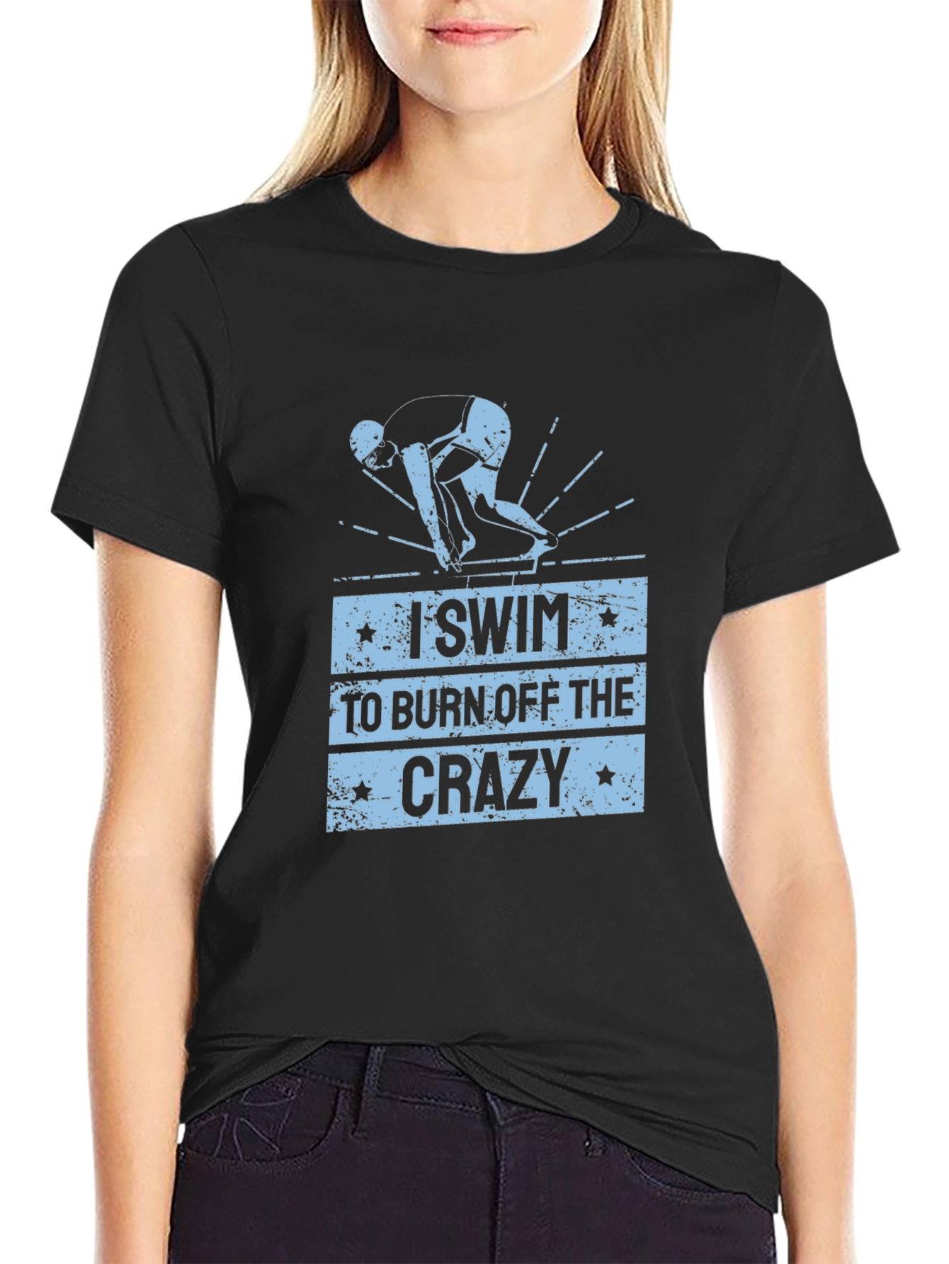I Swim to Burn Off the Crazy T-Shirt