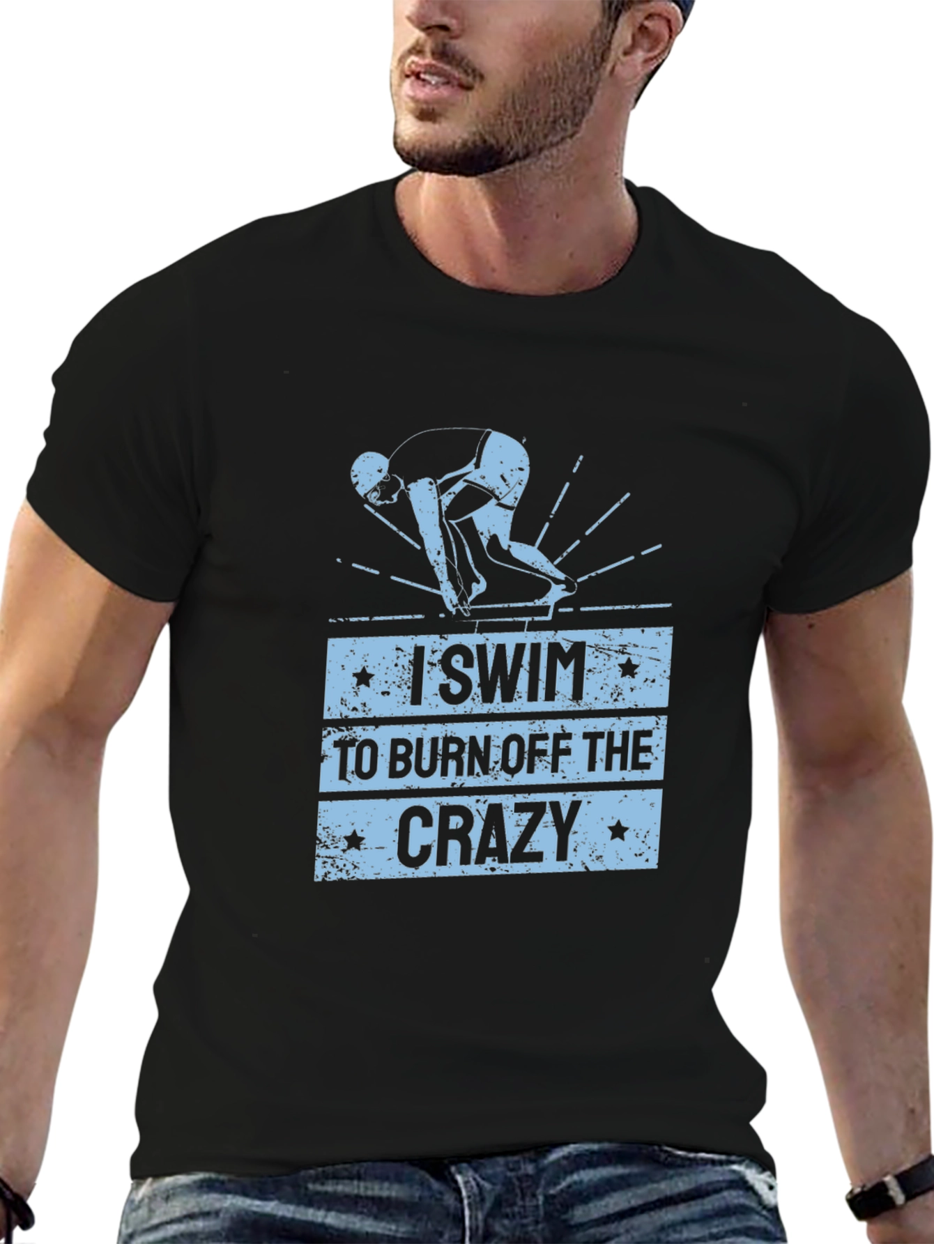I Swim to Burn Off the Crazy T-Shirt