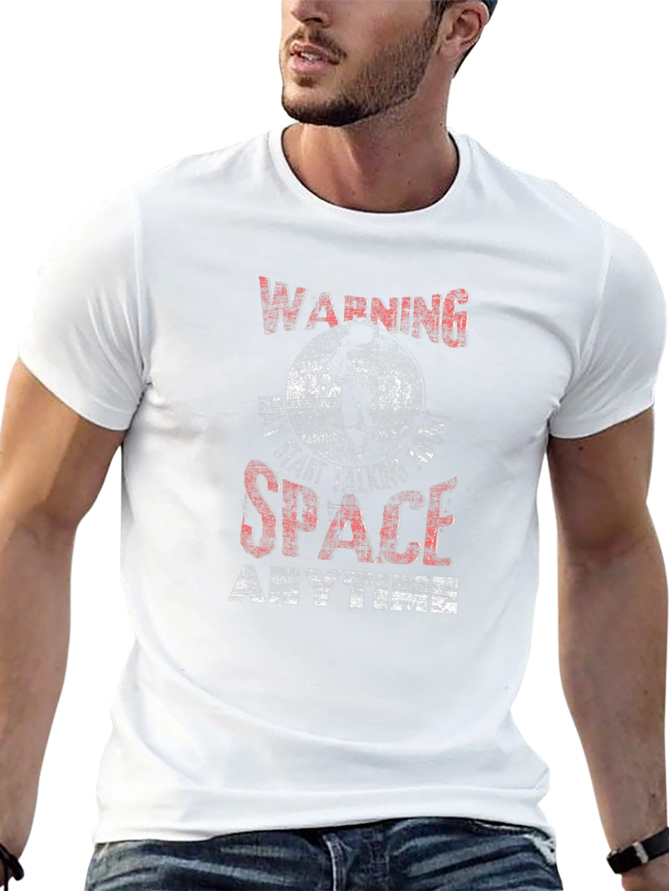 Warning May Start Talking About Space T-Shirt