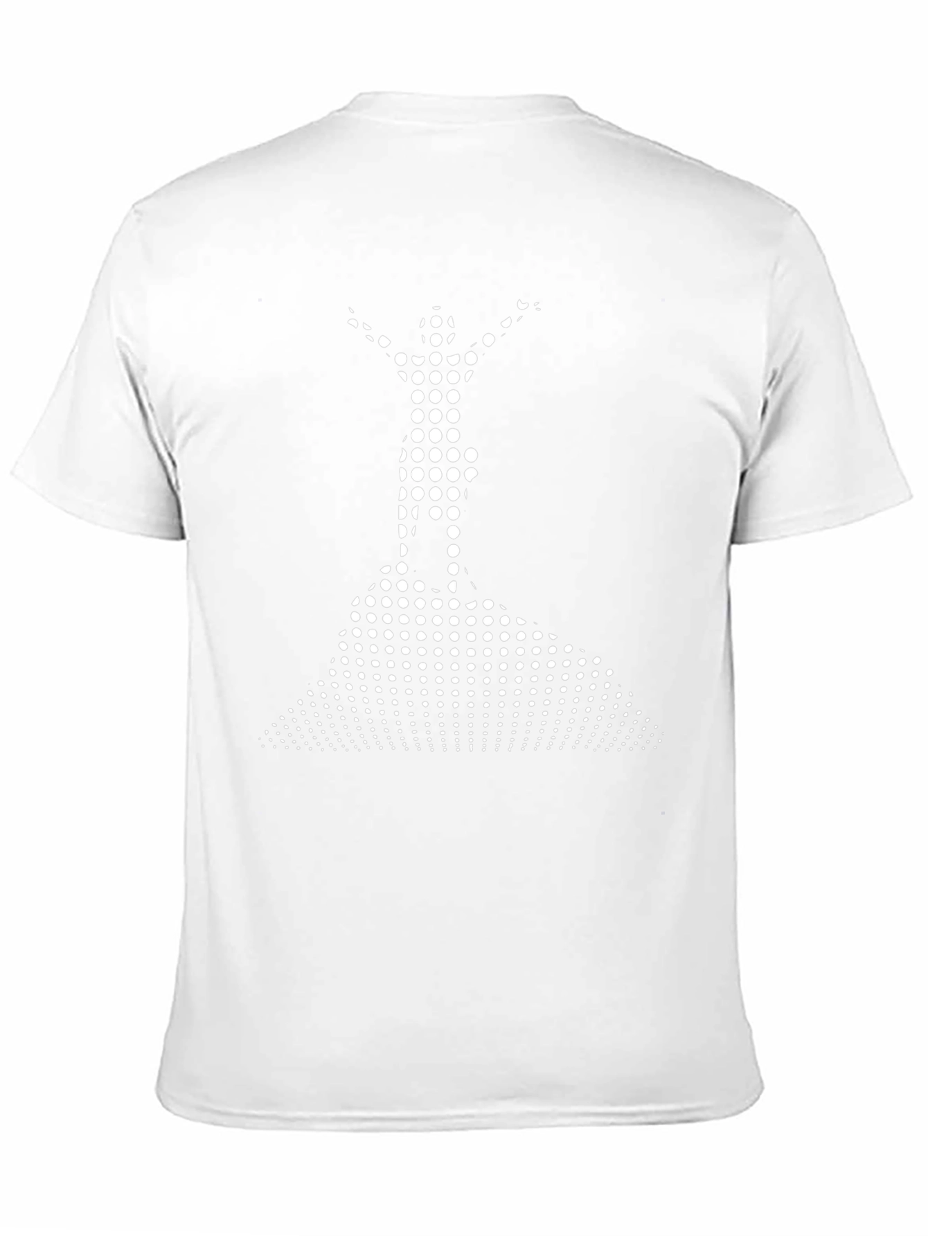 Abstract Figure Graphic T-Shirt - Black