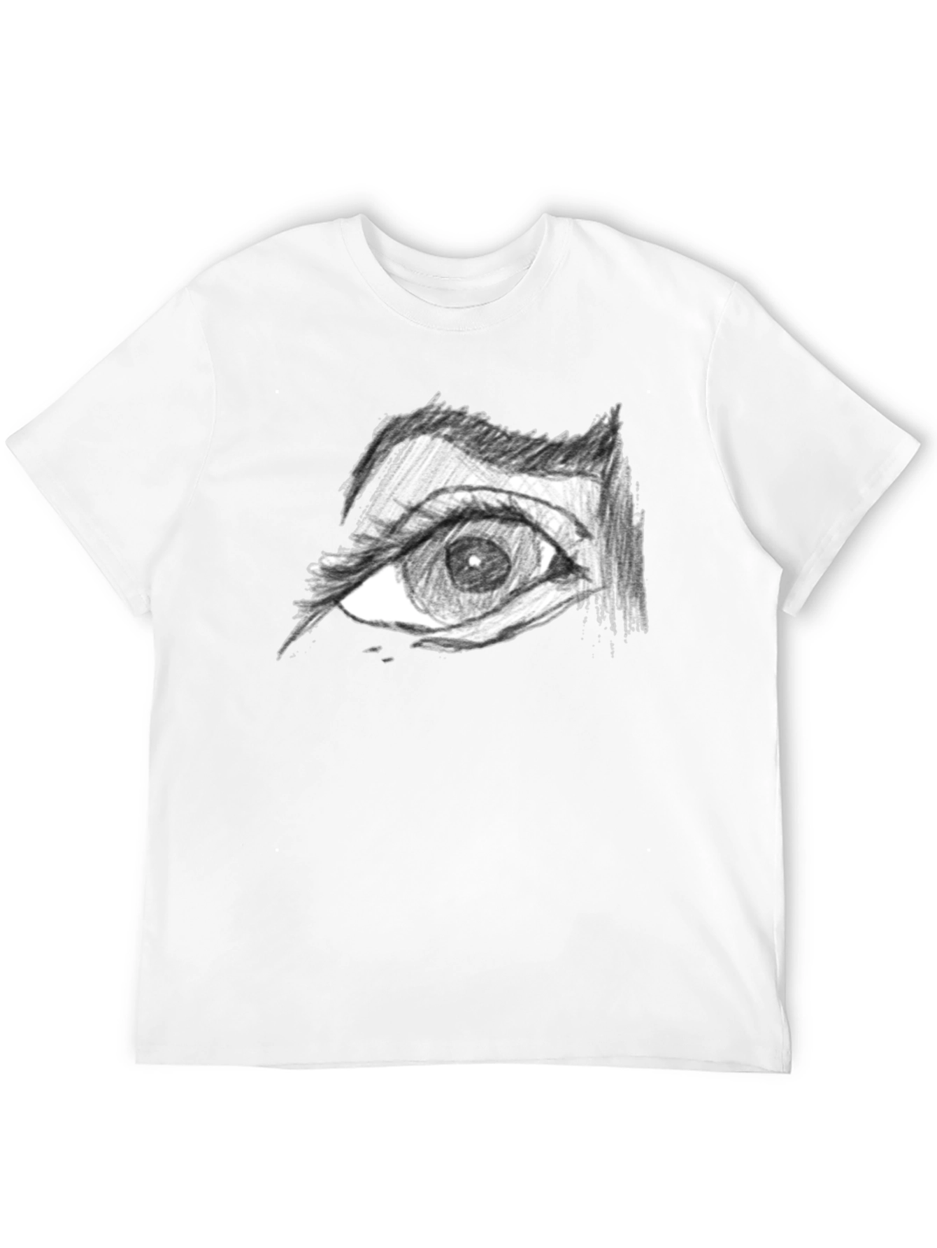 Eye Drawing Black T-Shirt