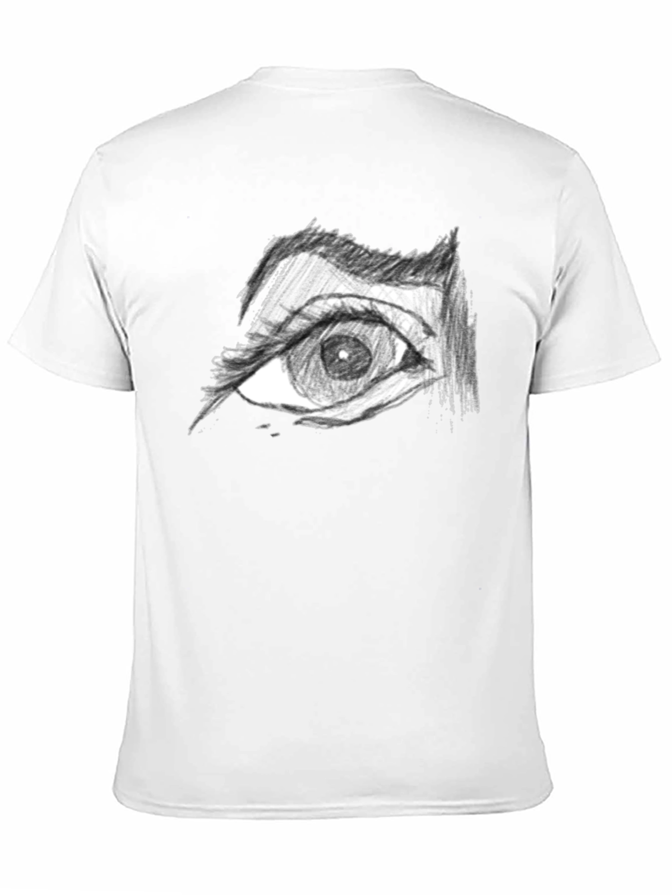 Eye Drawing Black T-Shirt