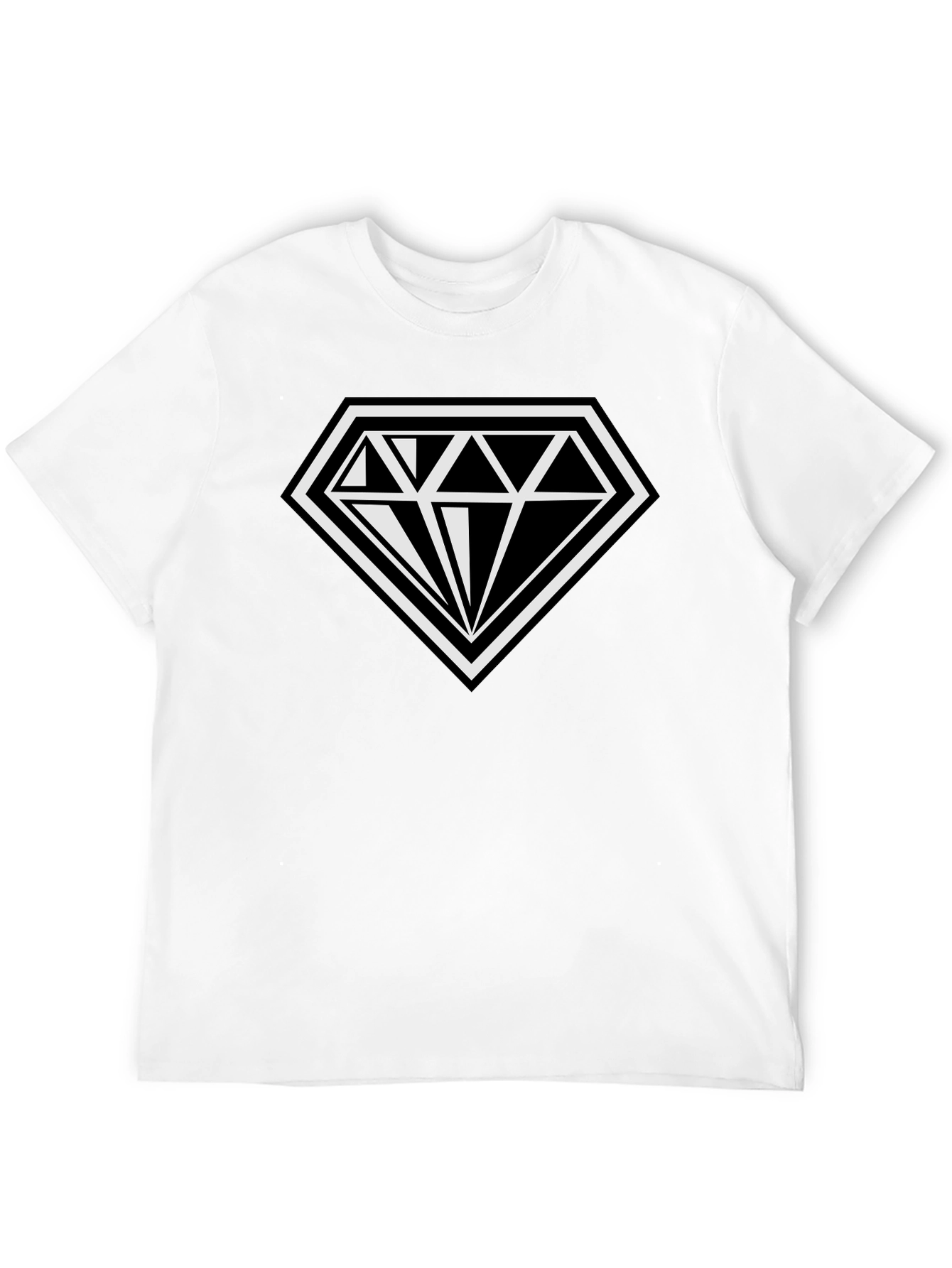 Diamond Logo T-Shirt - Classic Black Tee