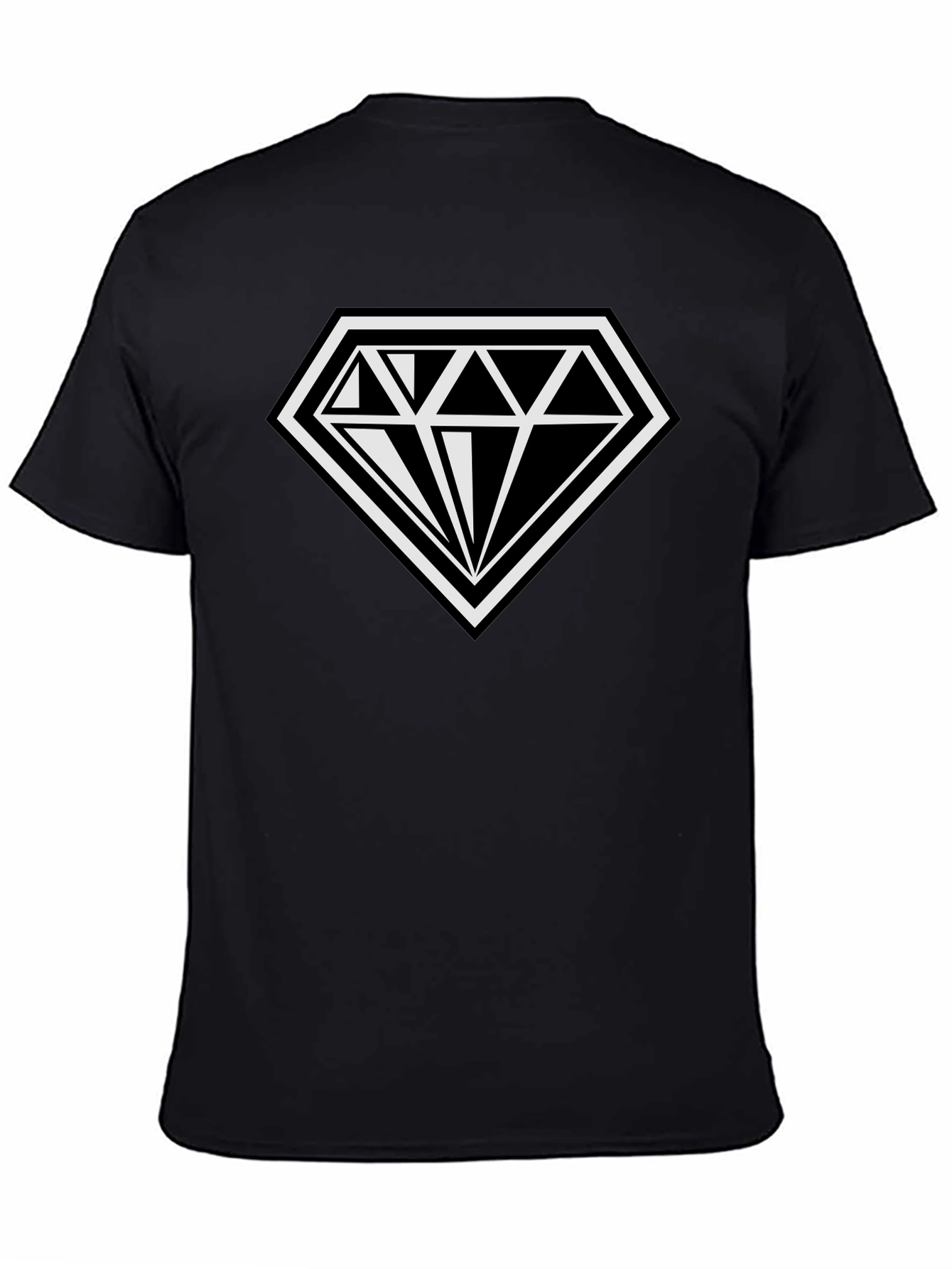 Diamond Logo T-Shirt - Classic Black Tee