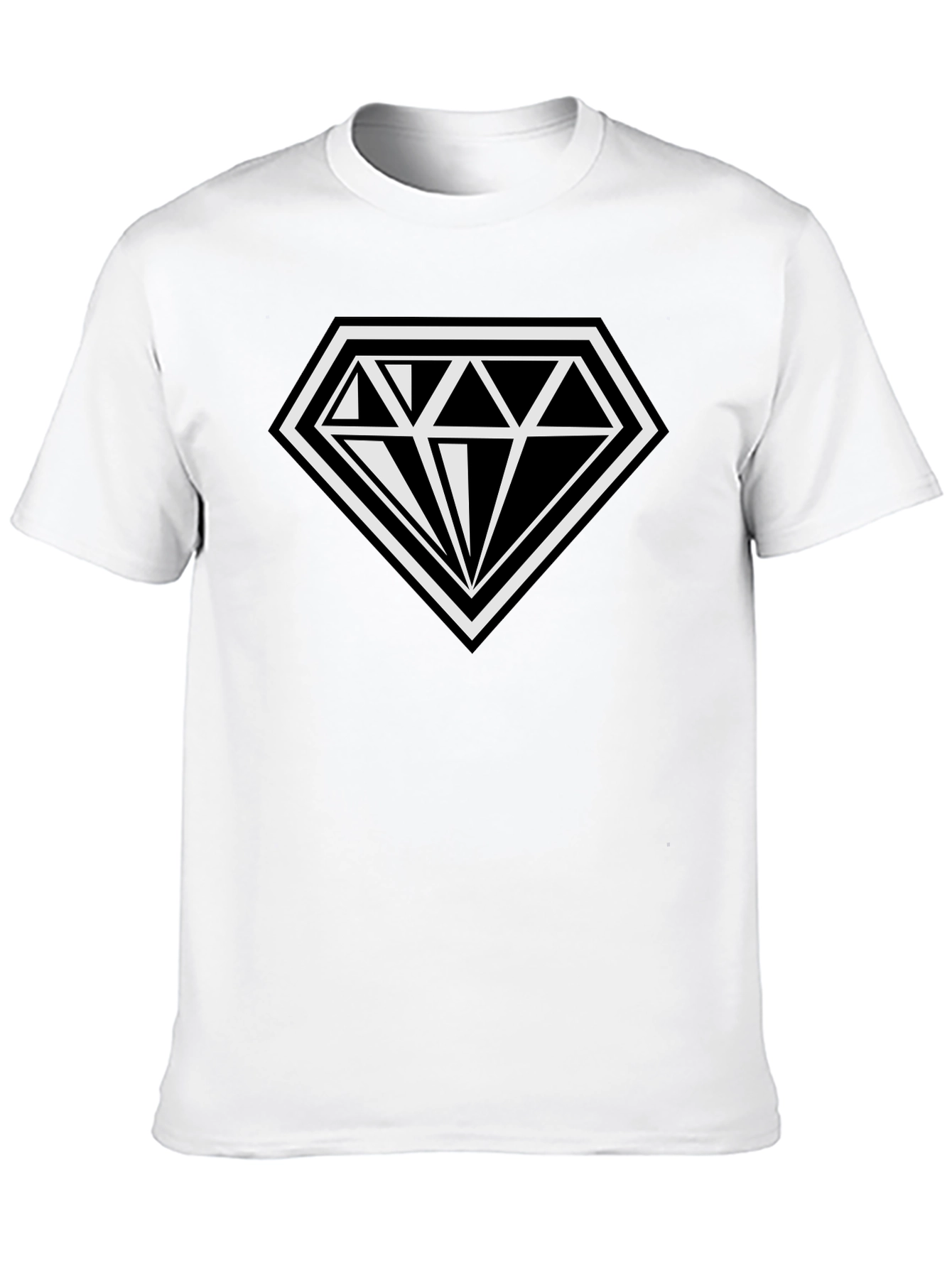Diamond Logo T-Shirt - Classic Black Tee