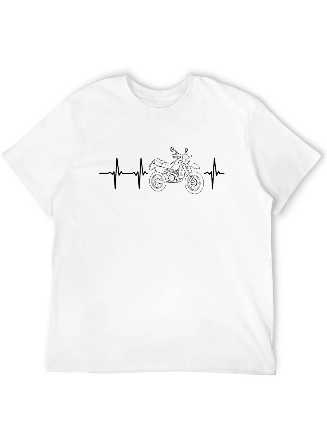 Motorcycle Heartbeat T-Shirt - Ride On!