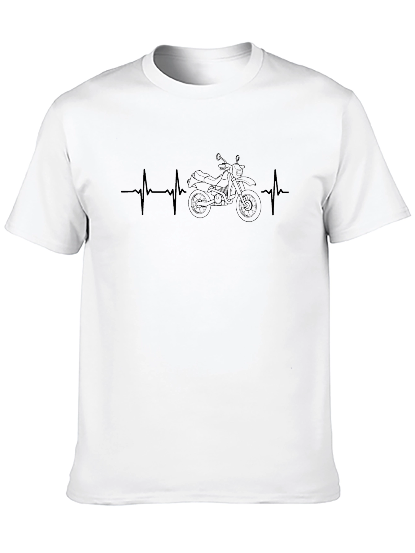 Motorcycle Heartbeat T-Shirt - Ride On!