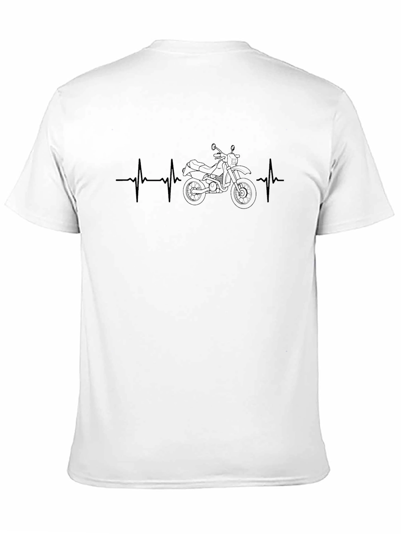 Motorcycle Heartbeat T-Shirt - Ride On!