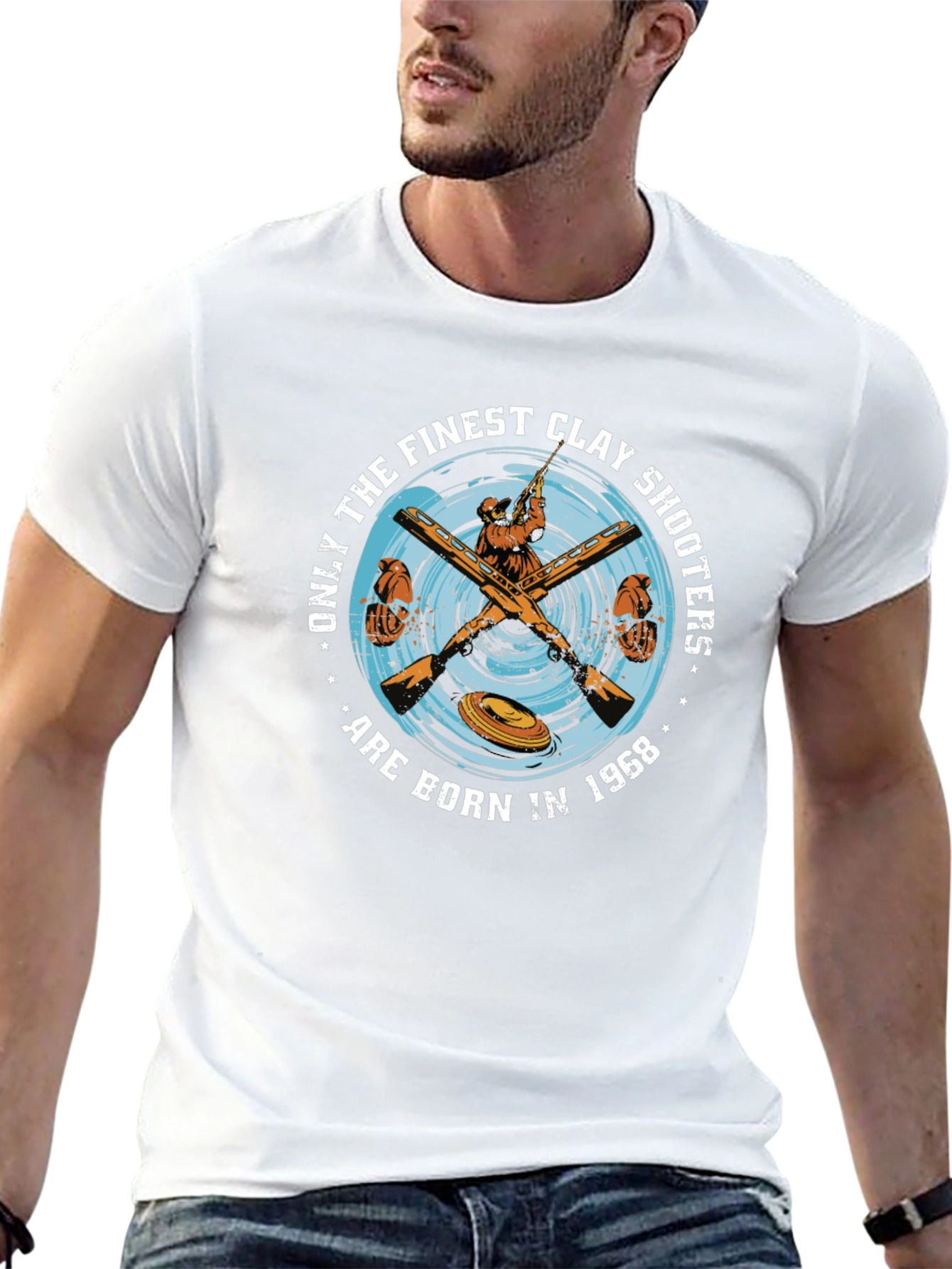 Finest Clay Shooters Born in 1968 Graphic T-Shirt