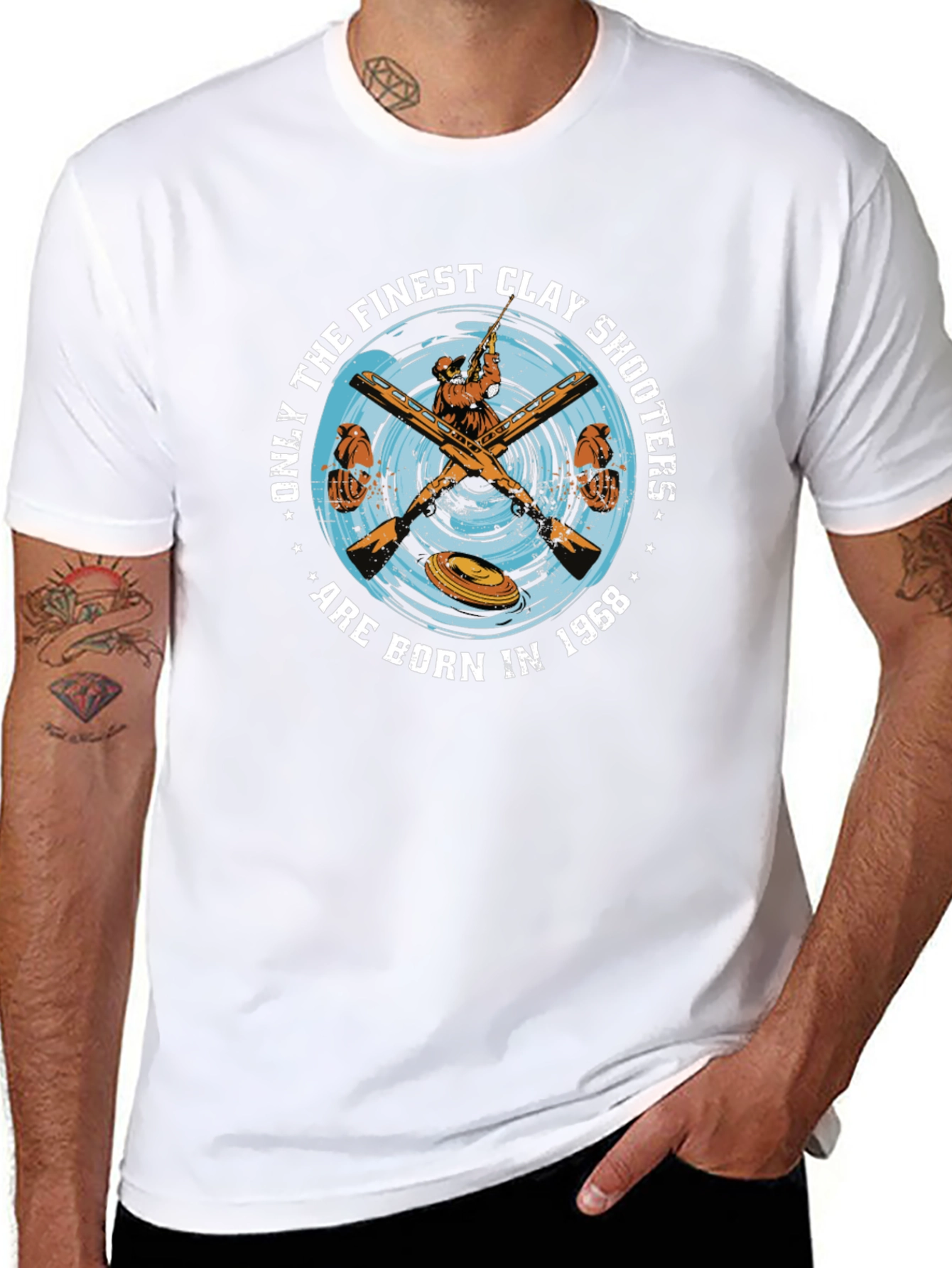 Finest Clay Shooters Born in 1968 Graphic T-Shirt