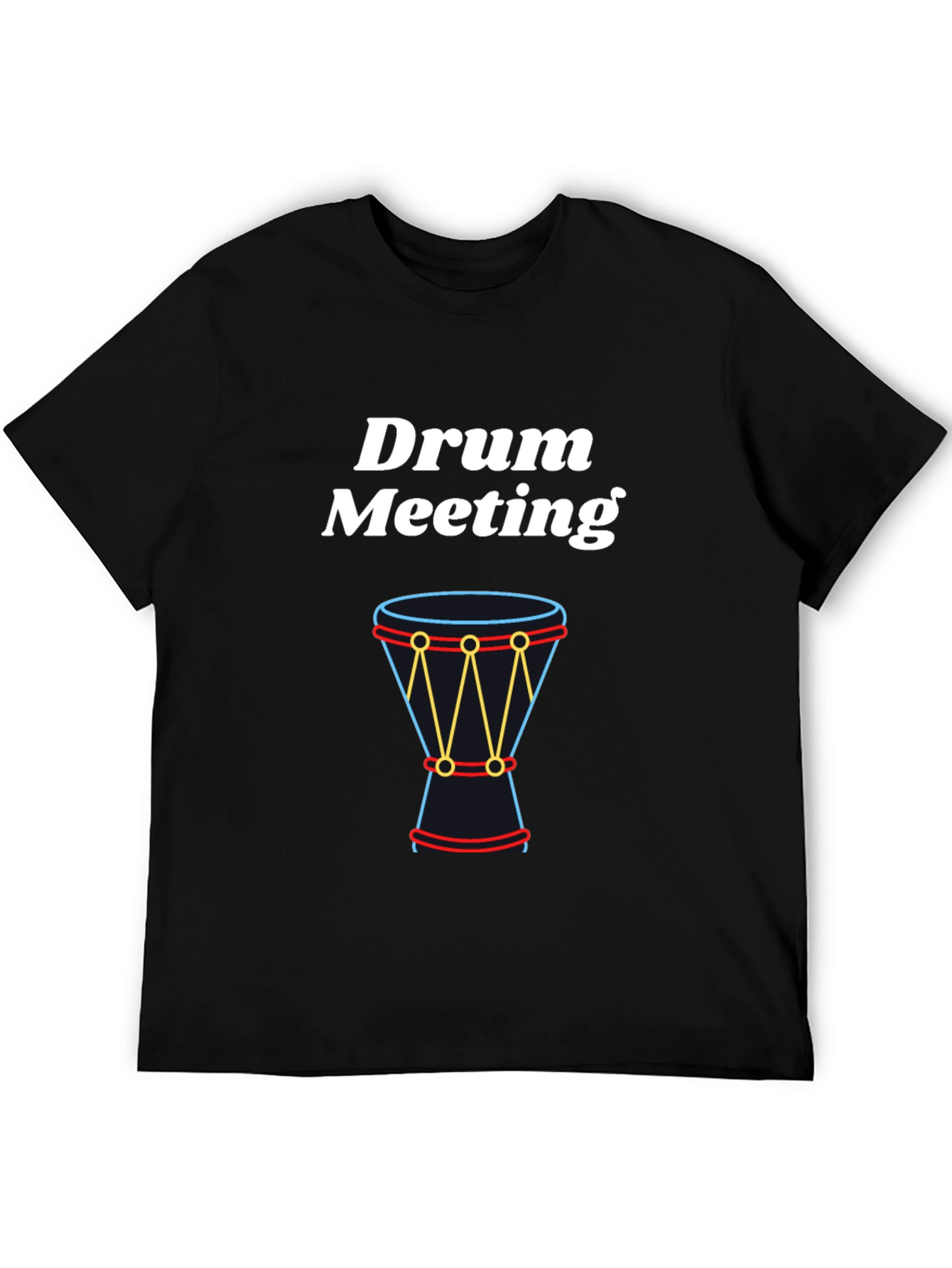 Drum Meeting Graphic Tee - Percussion Shirt