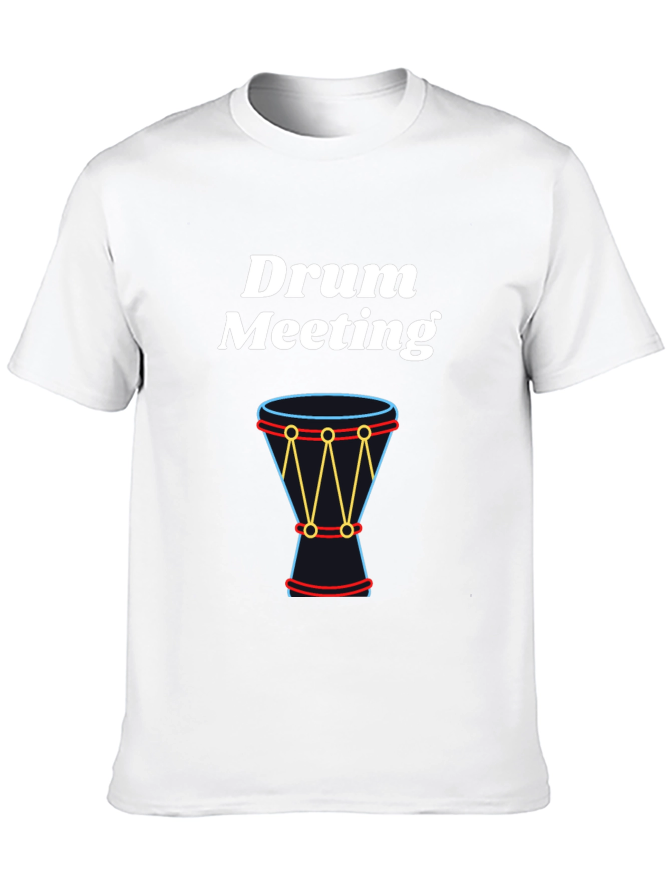 Drum Meeting Graphic Tee - Percussion Shirt