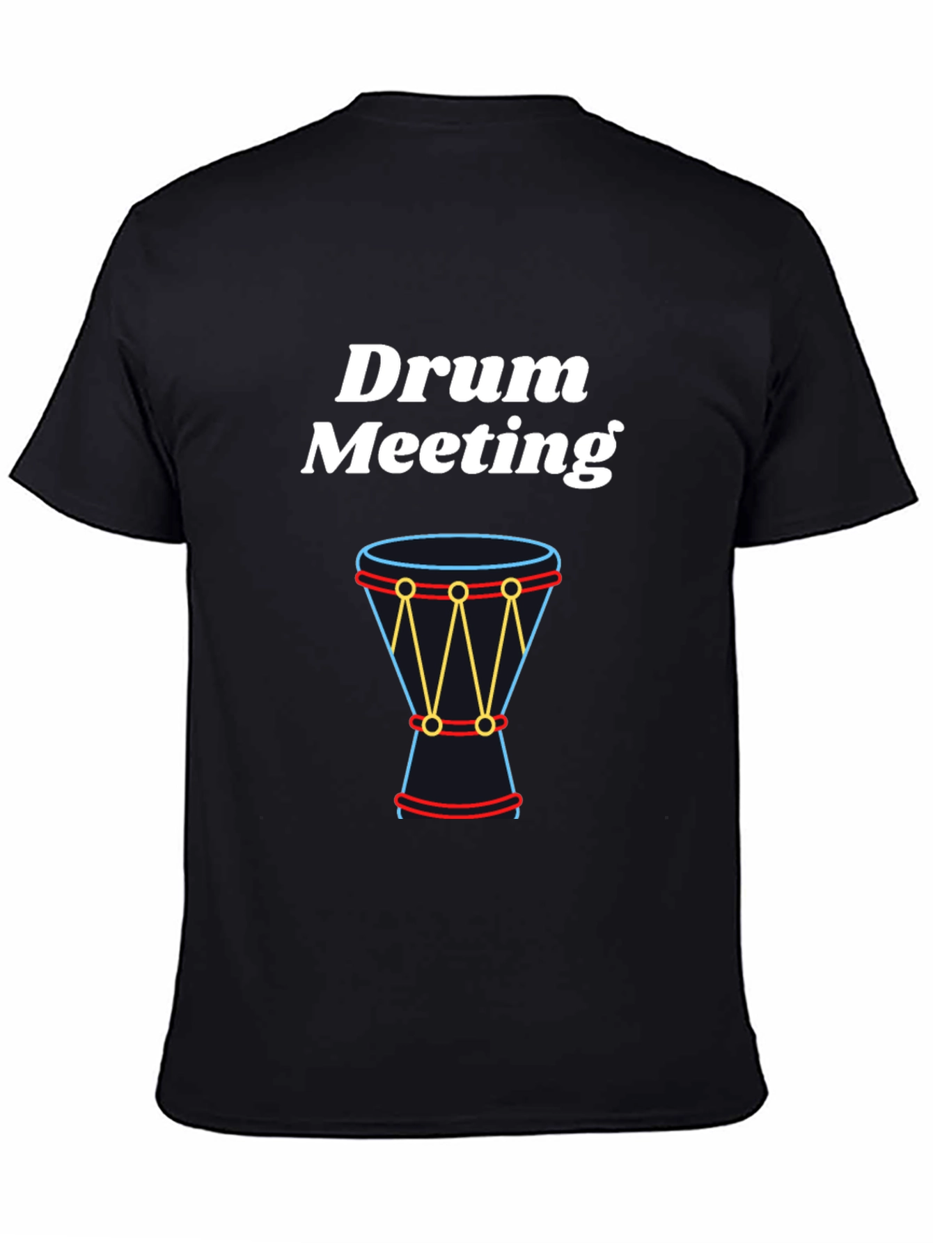 Drum Meeting Graphic Tee - Percussion Shirt