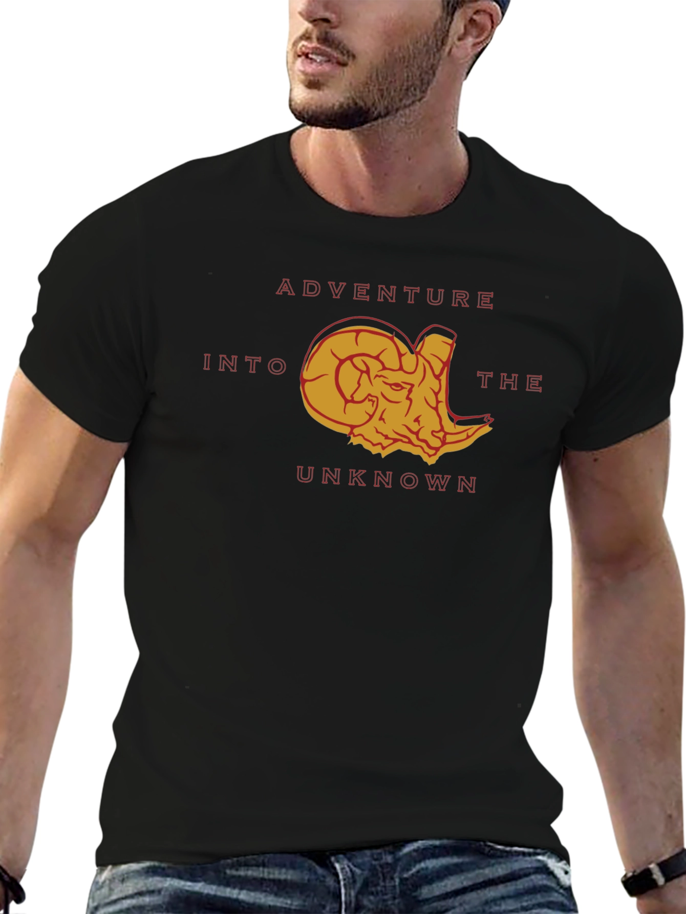 Adventure Into The Unknown Ram Graphic T-Shirt