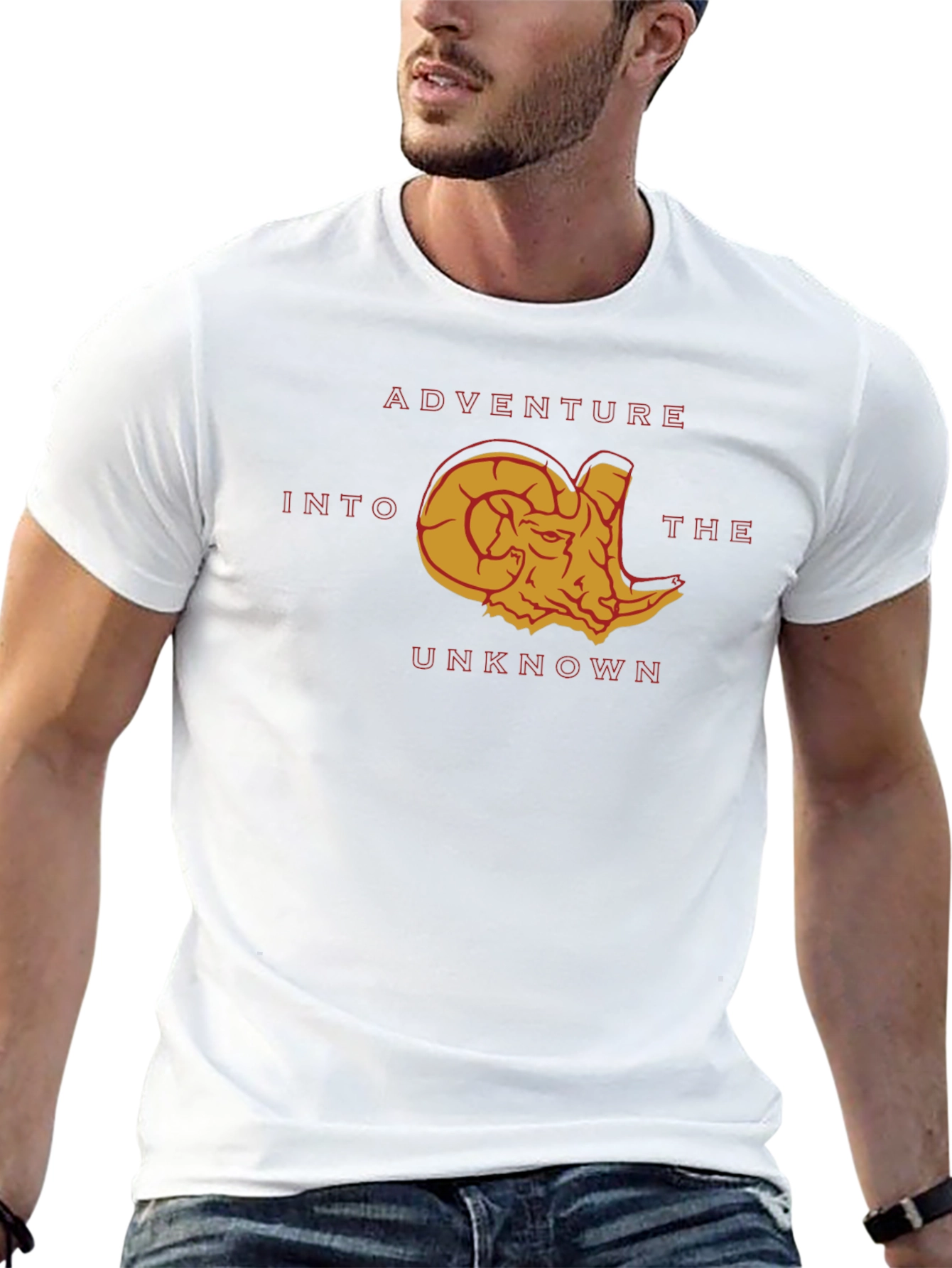 Adventure Into The Unknown Ram Graphic T-Shirt
