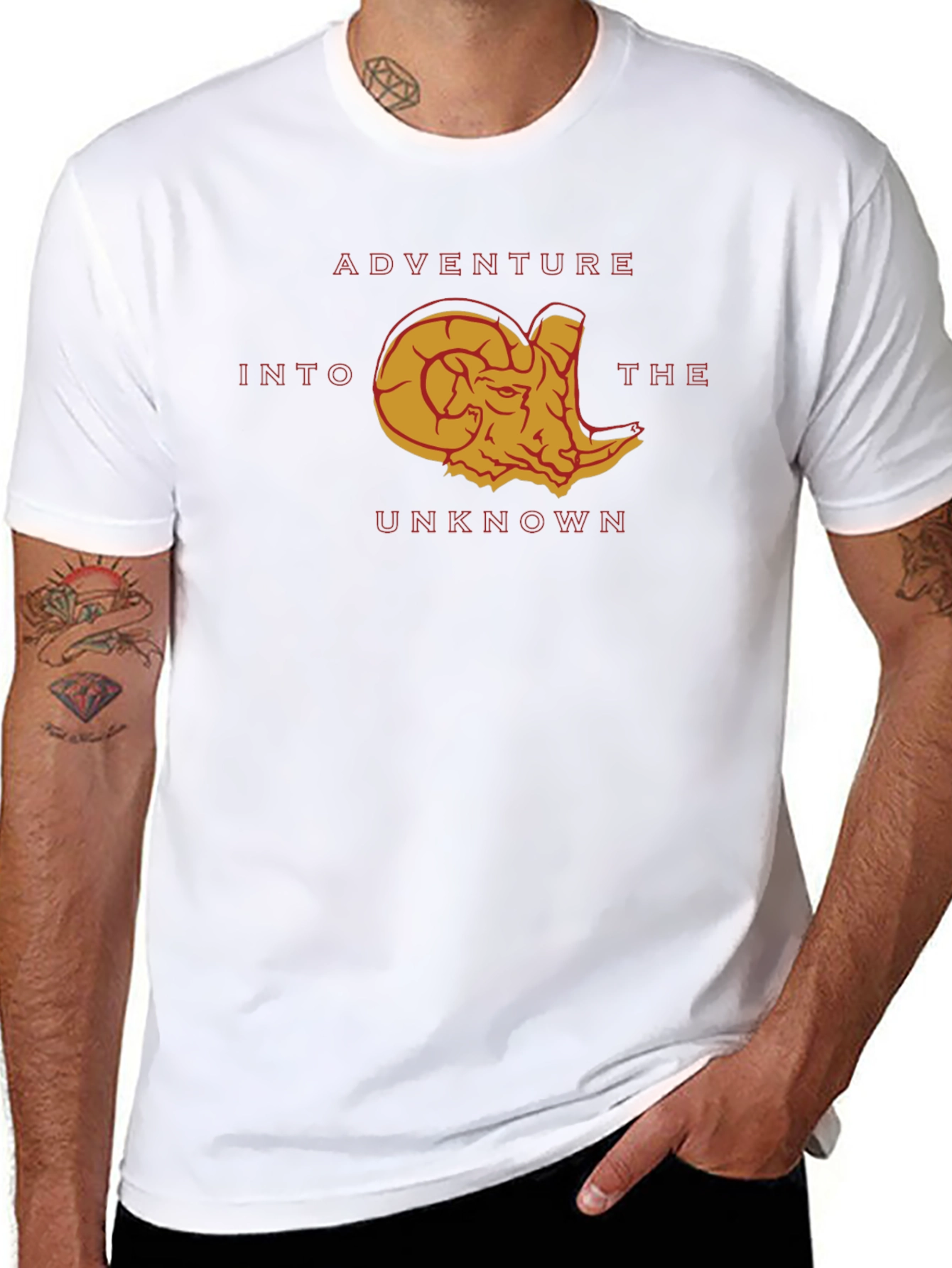Adventure Into The Unknown Ram Graphic T-Shirt